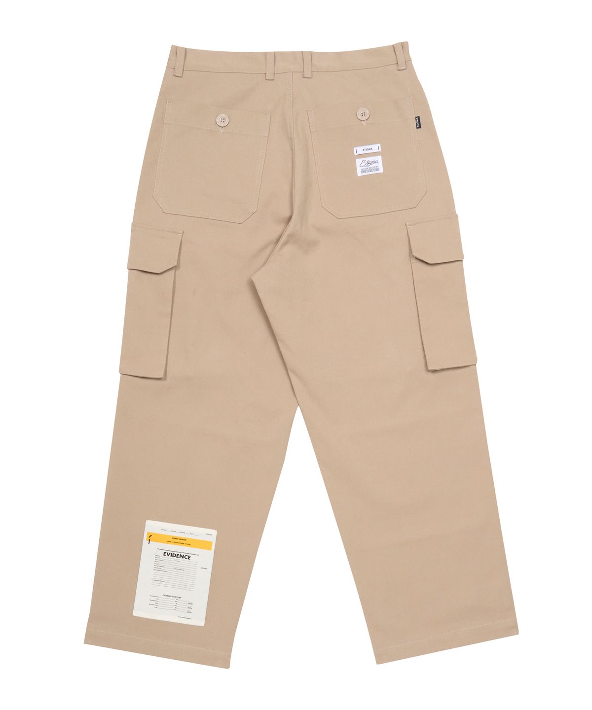 스티그마(STIGMA) 10s TWILL COTTON WIDE PARACHUTE PANTS BEIGE