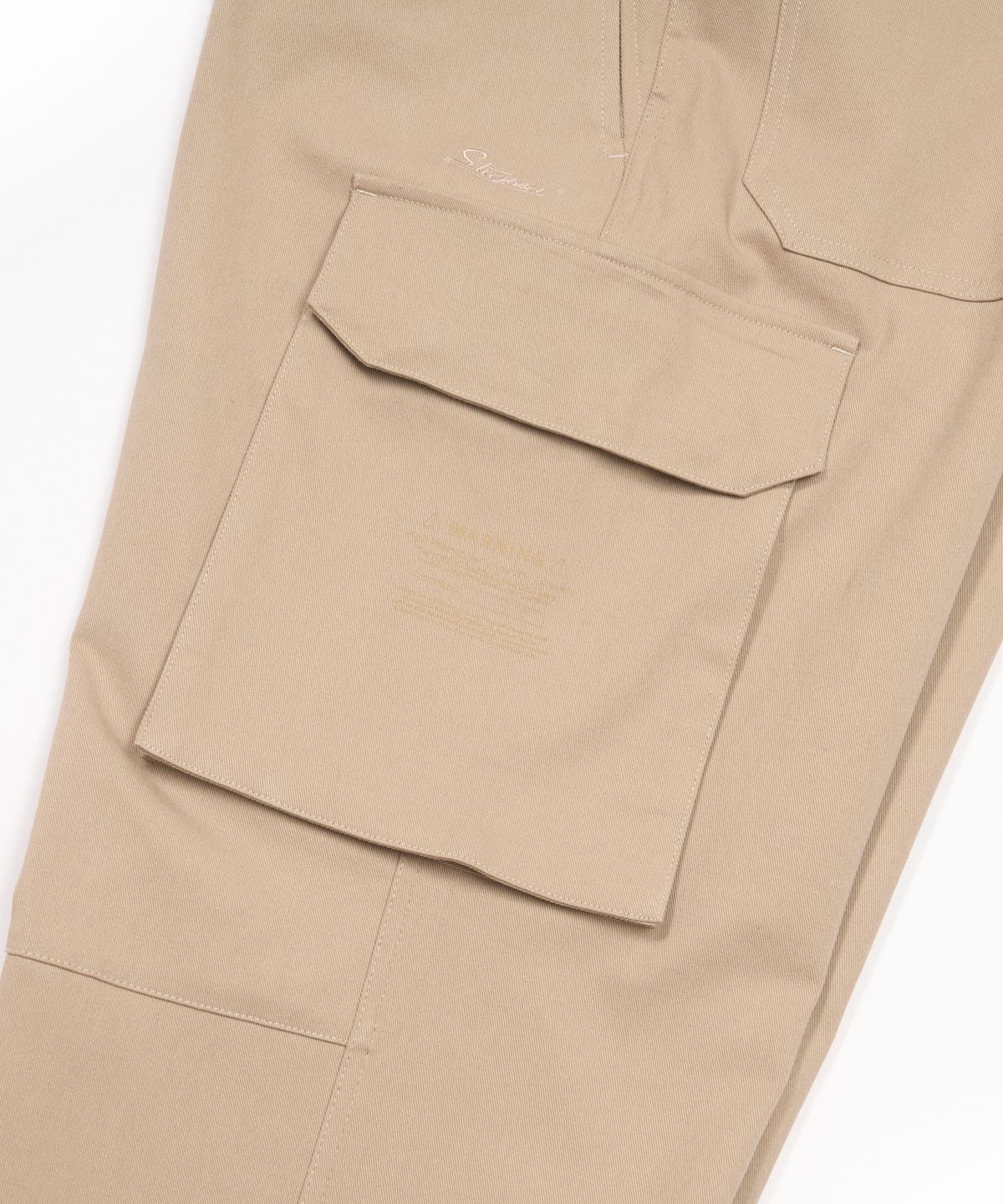 스티그마(STIGMA) 10s TWILL COTTON WIDE PARACHUTE PANTS BEIGE