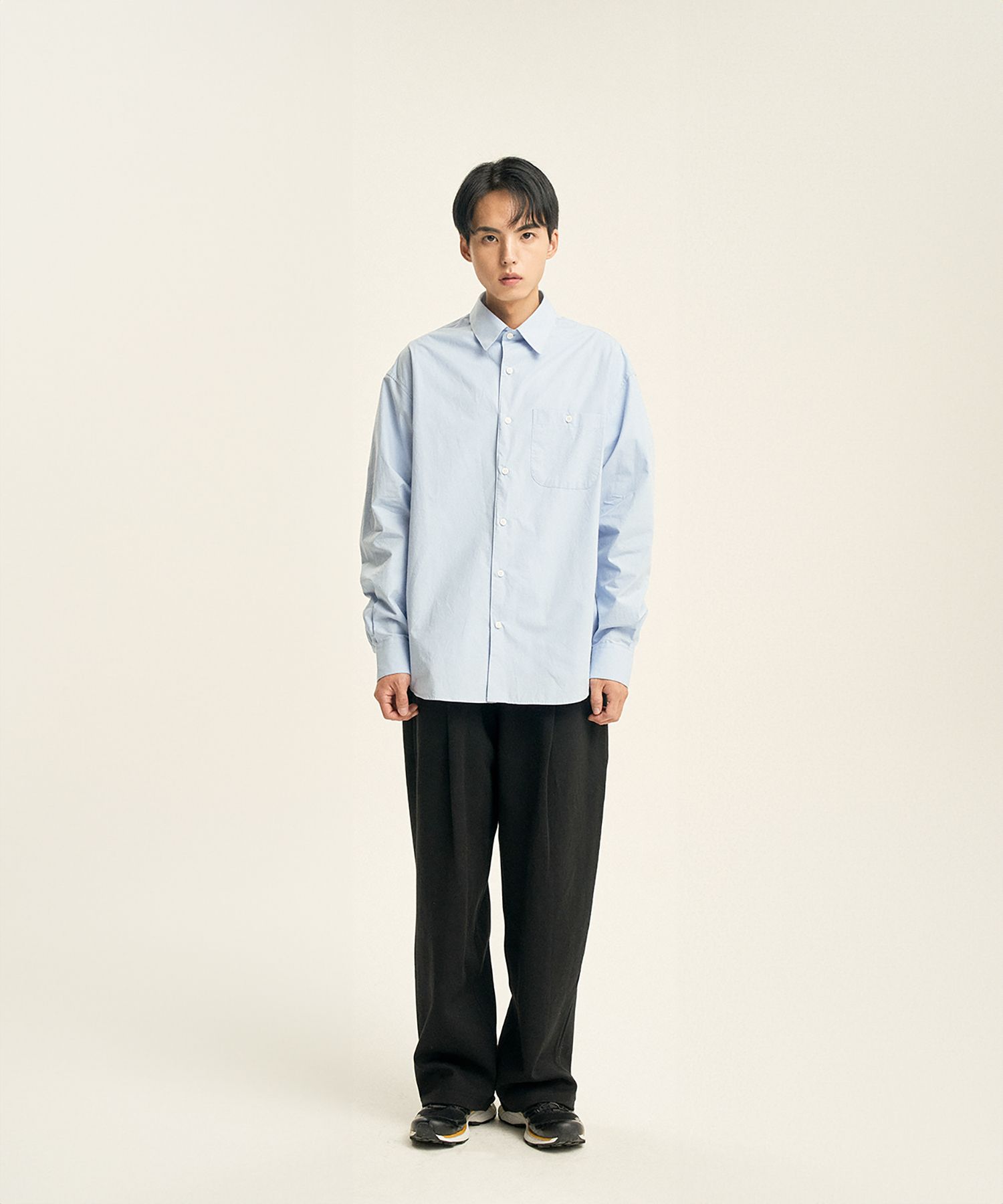 ★韓国人気★CODE GRAPHY★WIDE FIT DEEP ONE TUCK SWEAT PANTS MUSINSA | XERO Deep One Tuck Sweat Pants-Black