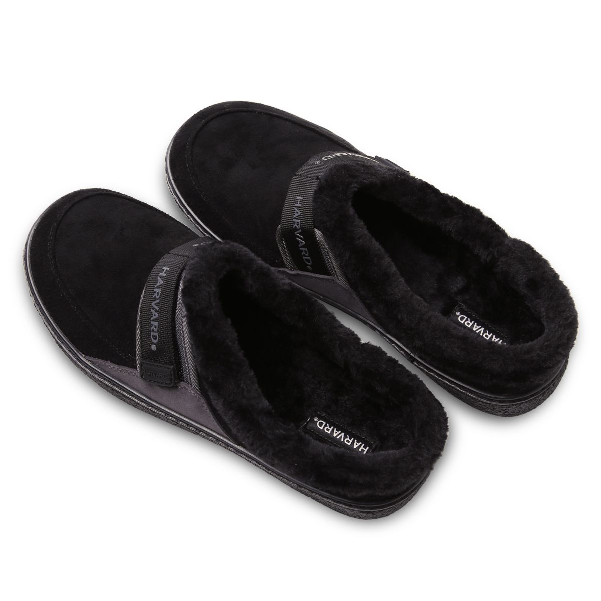 하버드 슈즈(HARVARD SHOES) 인베노 남여공용 퍼 슬립온 블랙