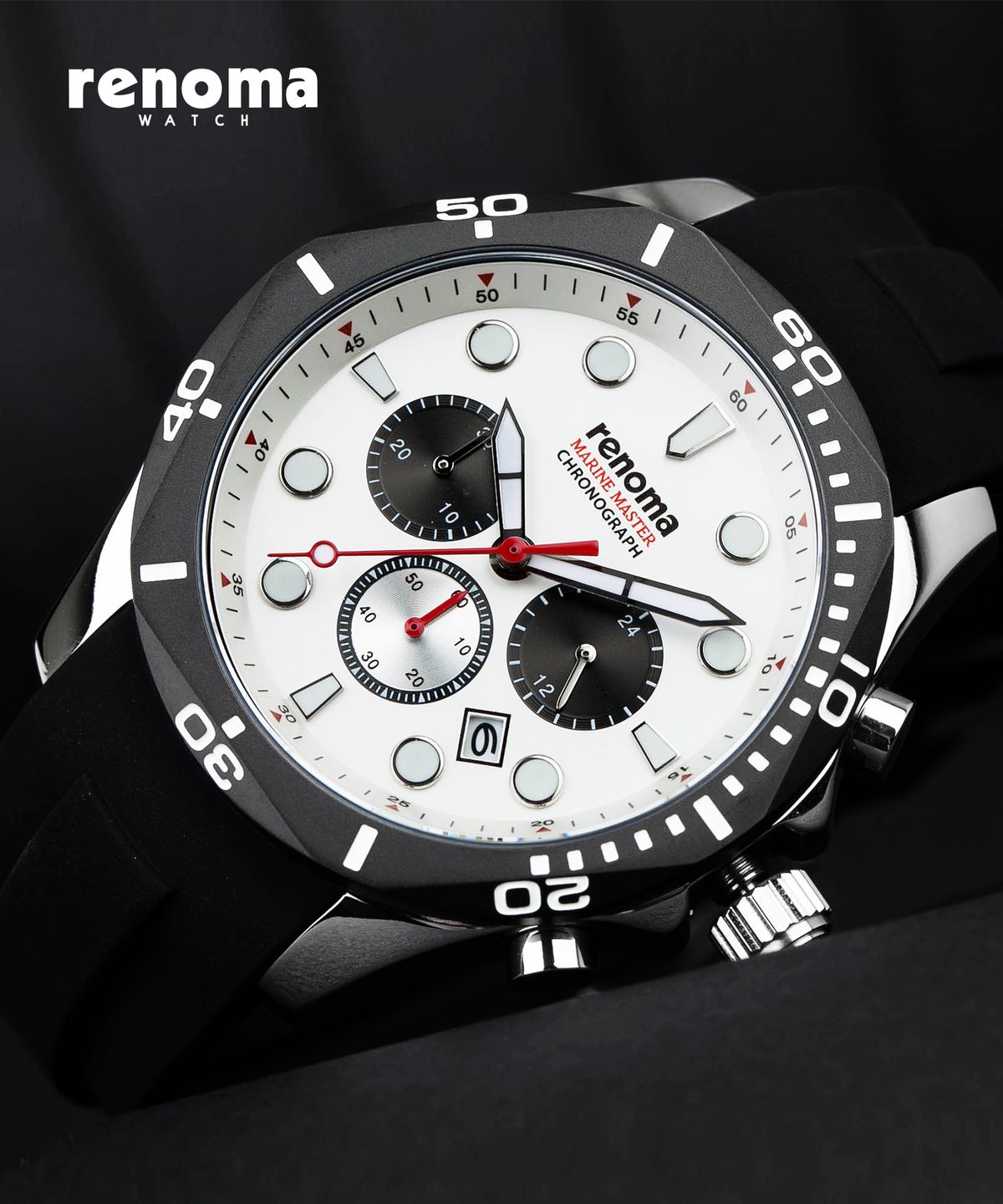 레노마 시계(RENOMA WATCH) RE-2304 마린마스터 남자 시계 WH