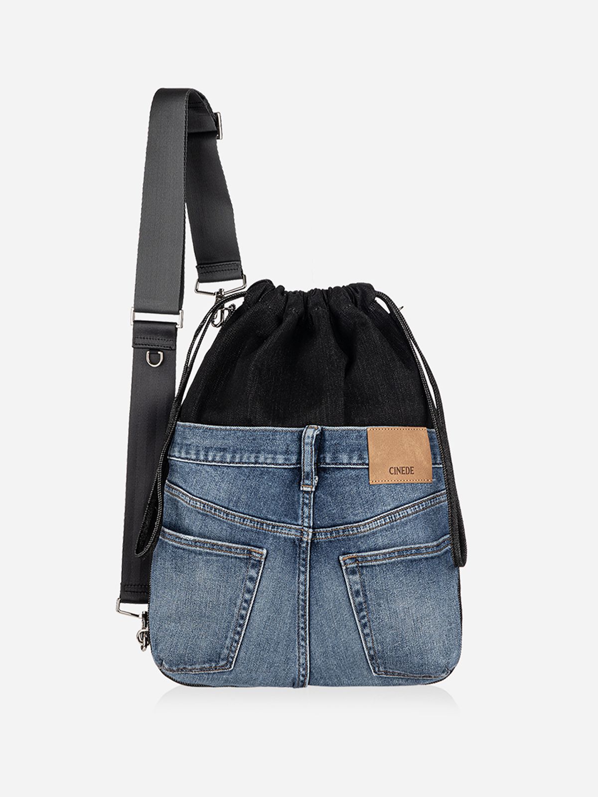 씨네드(CINEDE) [Port Sling Bag - ORIGINAL DENIM]포트 슬링백-오리지널 데님