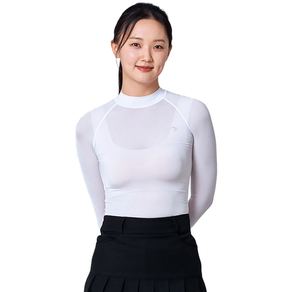 티에스스포츠(TS SPORTS) 여성 골프웨어 하프넥 이너웨어 언더레이어
