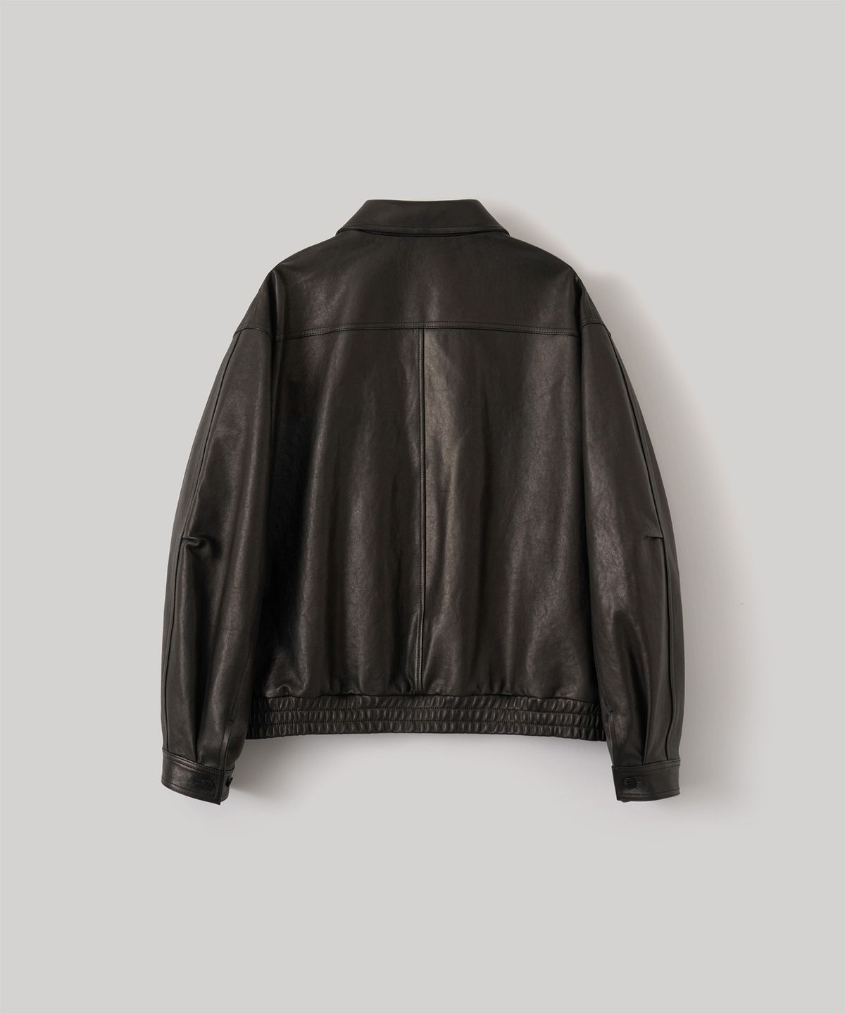 어나더 오피스(ANOTHER OFFICE) Lambskin Utility Blouson (Black)