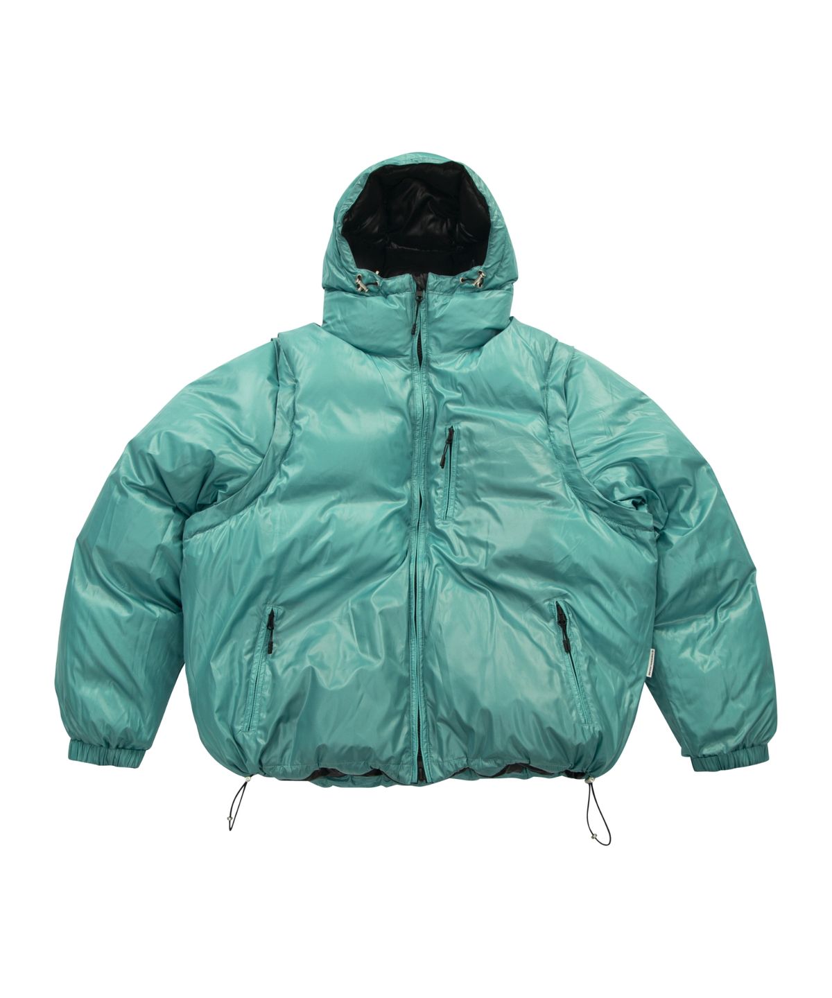 더바이닐하우스(THEVINYLHOUSE) REVERSIBLE PADDED JACKET BLACK (VH2DWUB900A)