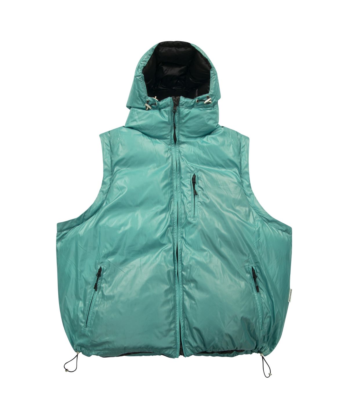 더바이닐하우스(THEVINYLHOUSE) REVERSIBLE PADDED JACKET BLACK (VH2DWUB900A)