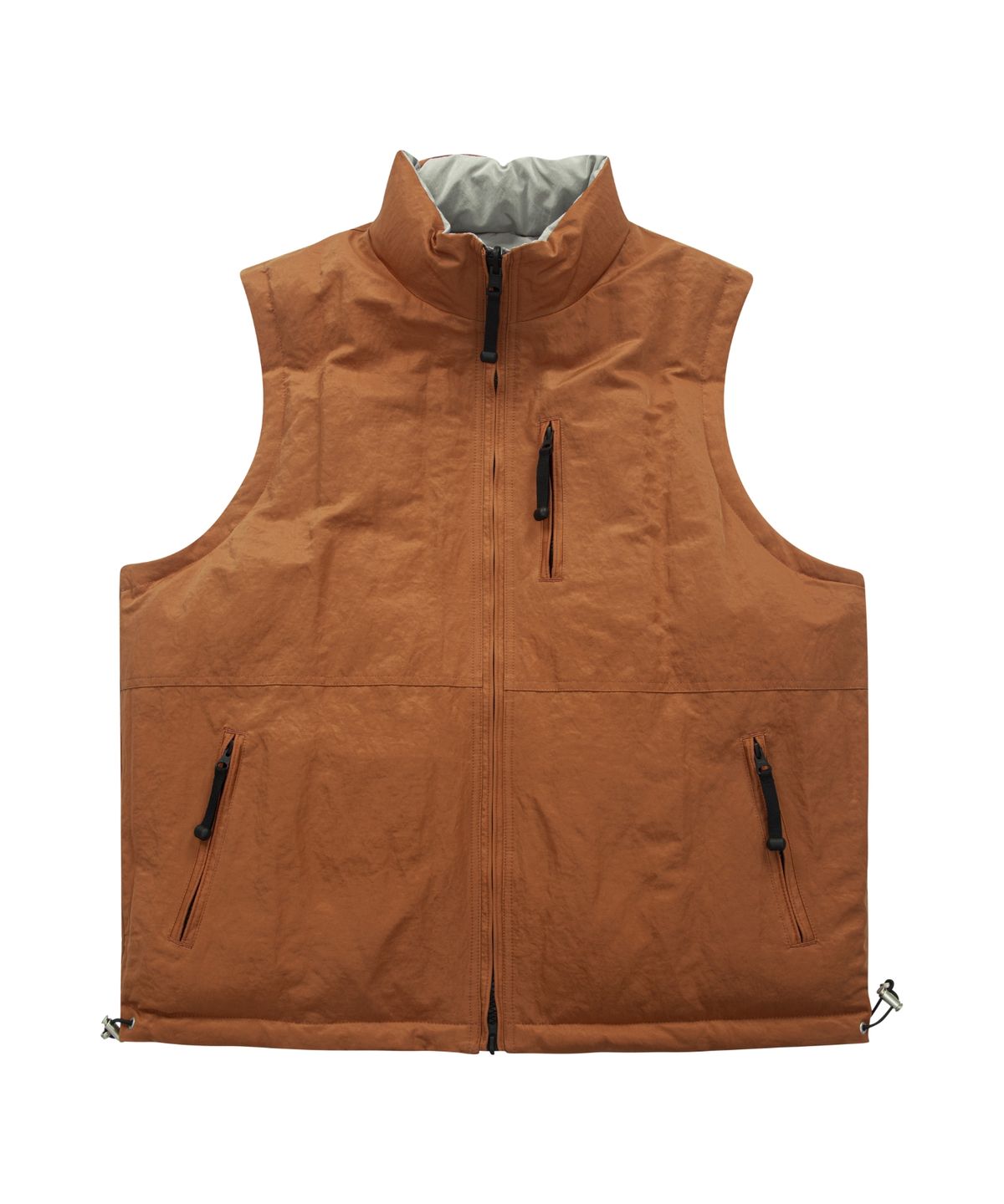 더바이닐하우스(THEVINYLHOUSE) REVERSIBLE PADDED VEST SAND (VH2DWUB990A)