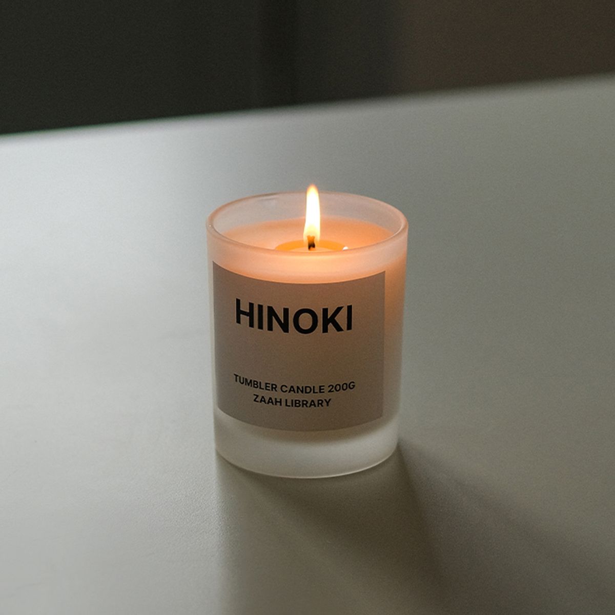 자아 라이브러리(ZAAH LIBRARY) 히노키 HINOKI 캔들 향초 편백향