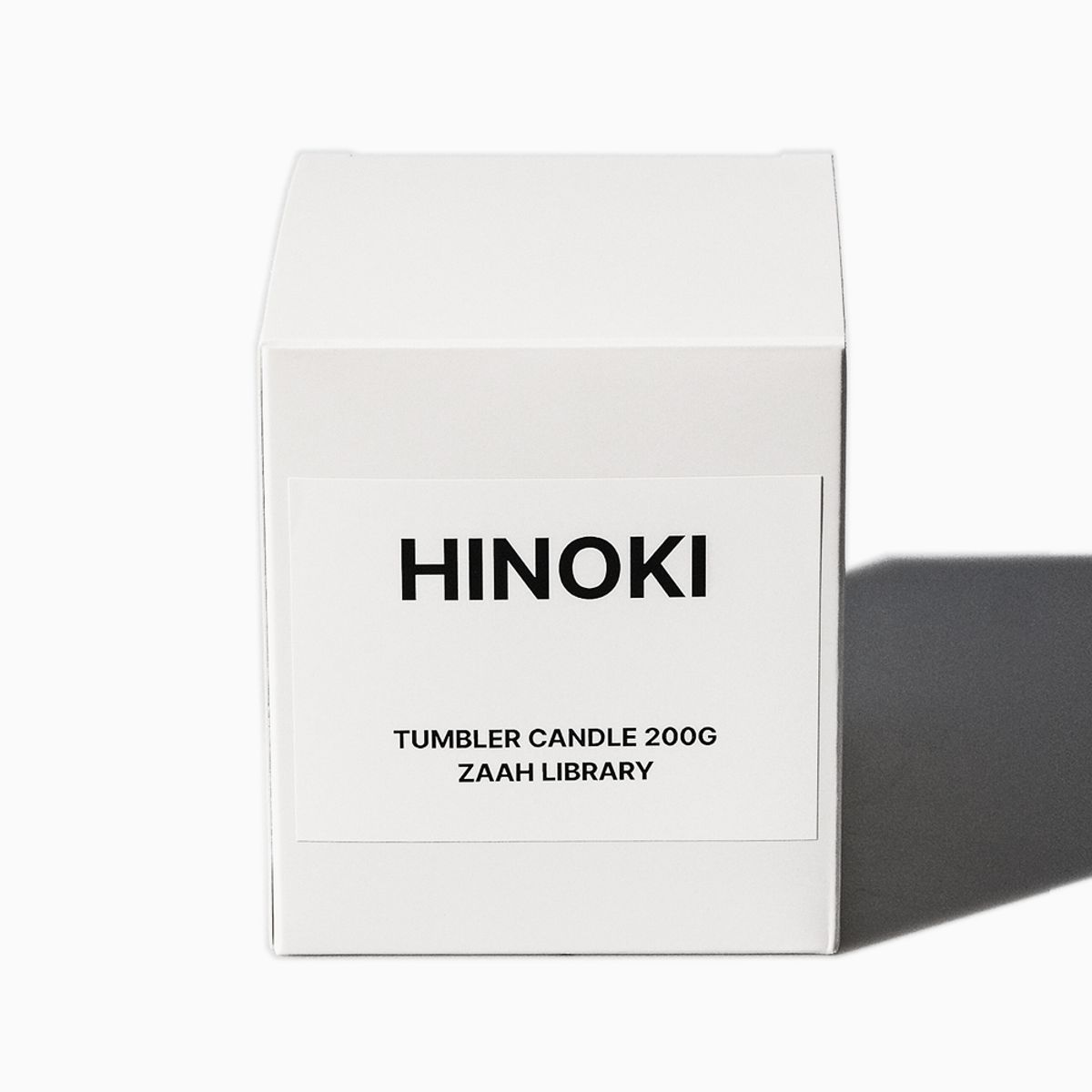 자아 라이브러리(ZAAH LIBRARY) 히노키 HINOKI 캔들 향초 편백향