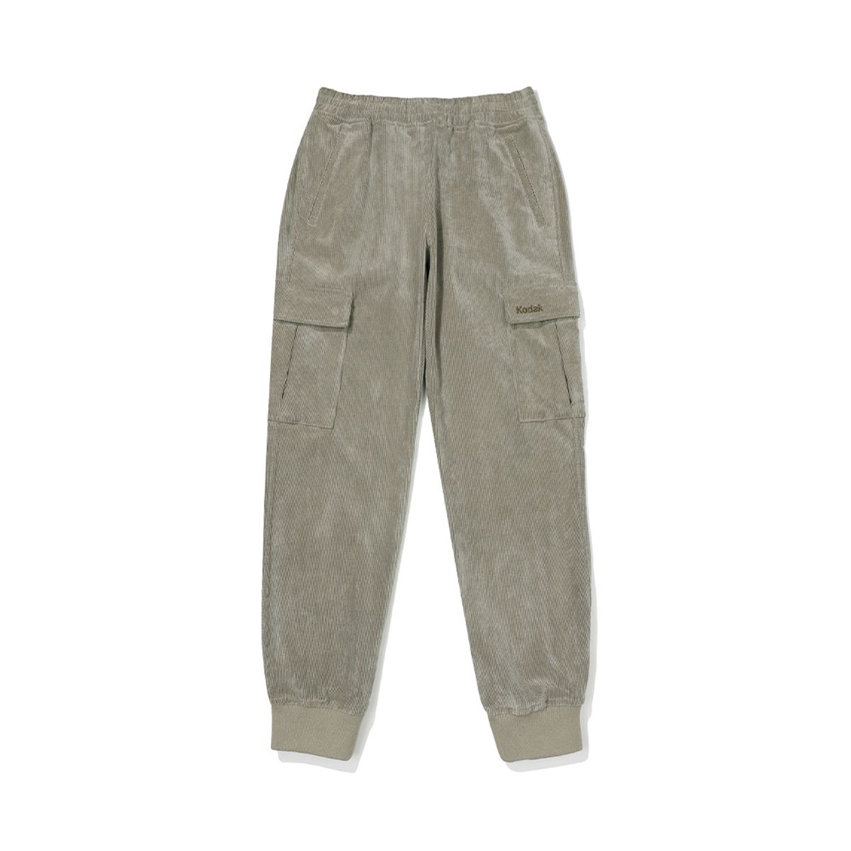 코닥(KODAK) 에센셜 코듀로이 기모 카고 조거 팬츠 KHAKI