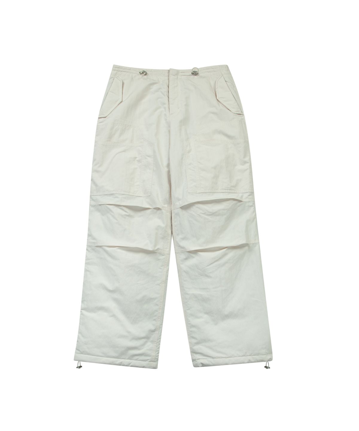 더바이닐하우스(THEVINYLHOUSE) PADDED PARACHUTE PANTS CREAM (VH2DWUPA60A)