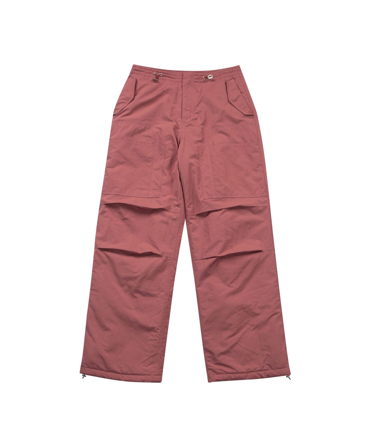 더바이닐하우스(THEVINYLHOUSE) PADDED PARACHUTE PANTS BRICK (VH2DWUPA60A)