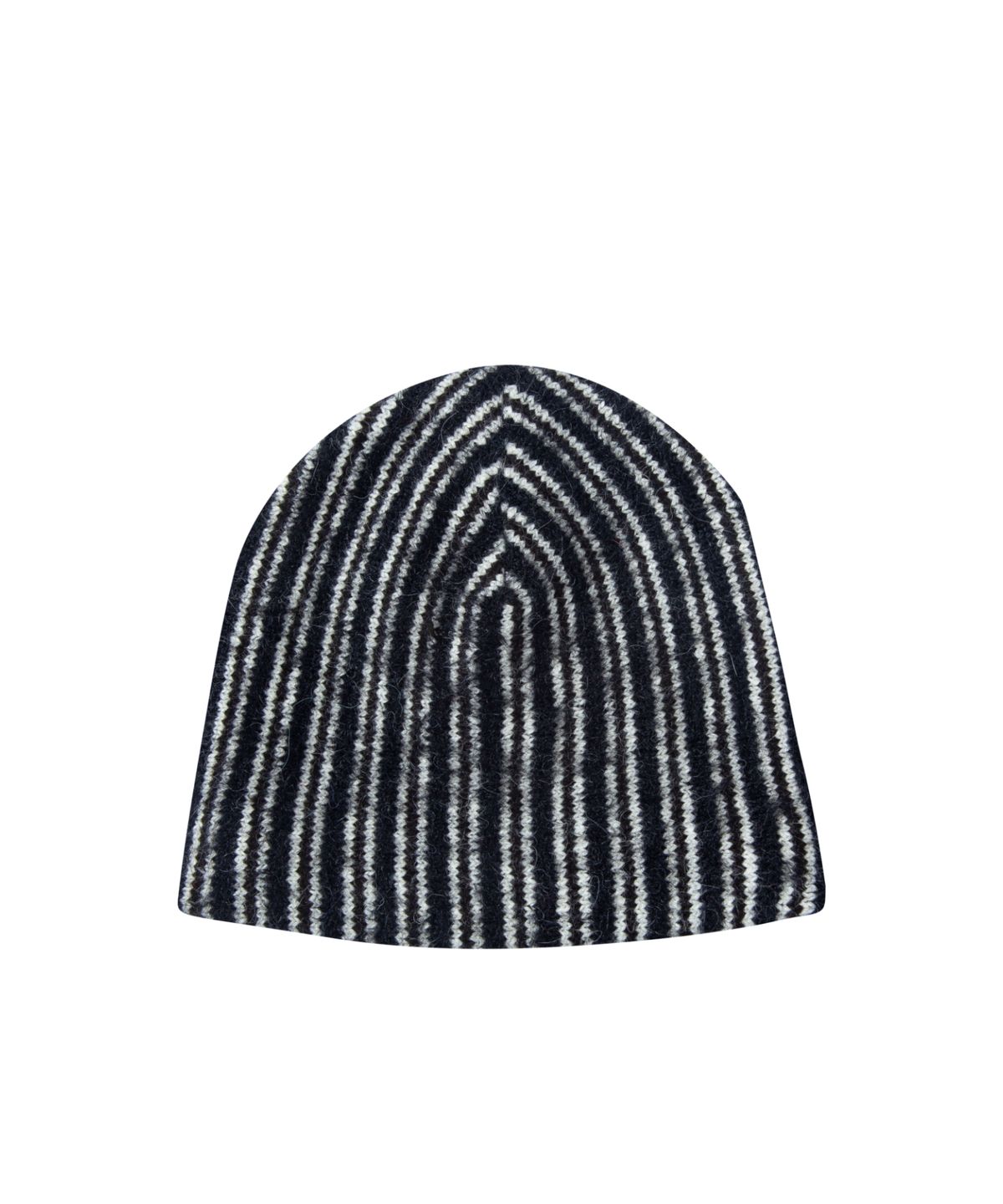 더바이닐하우스(THEVINYLHOUSE) STRIPED BEANIE BLACK (VH2DFUAB24A)