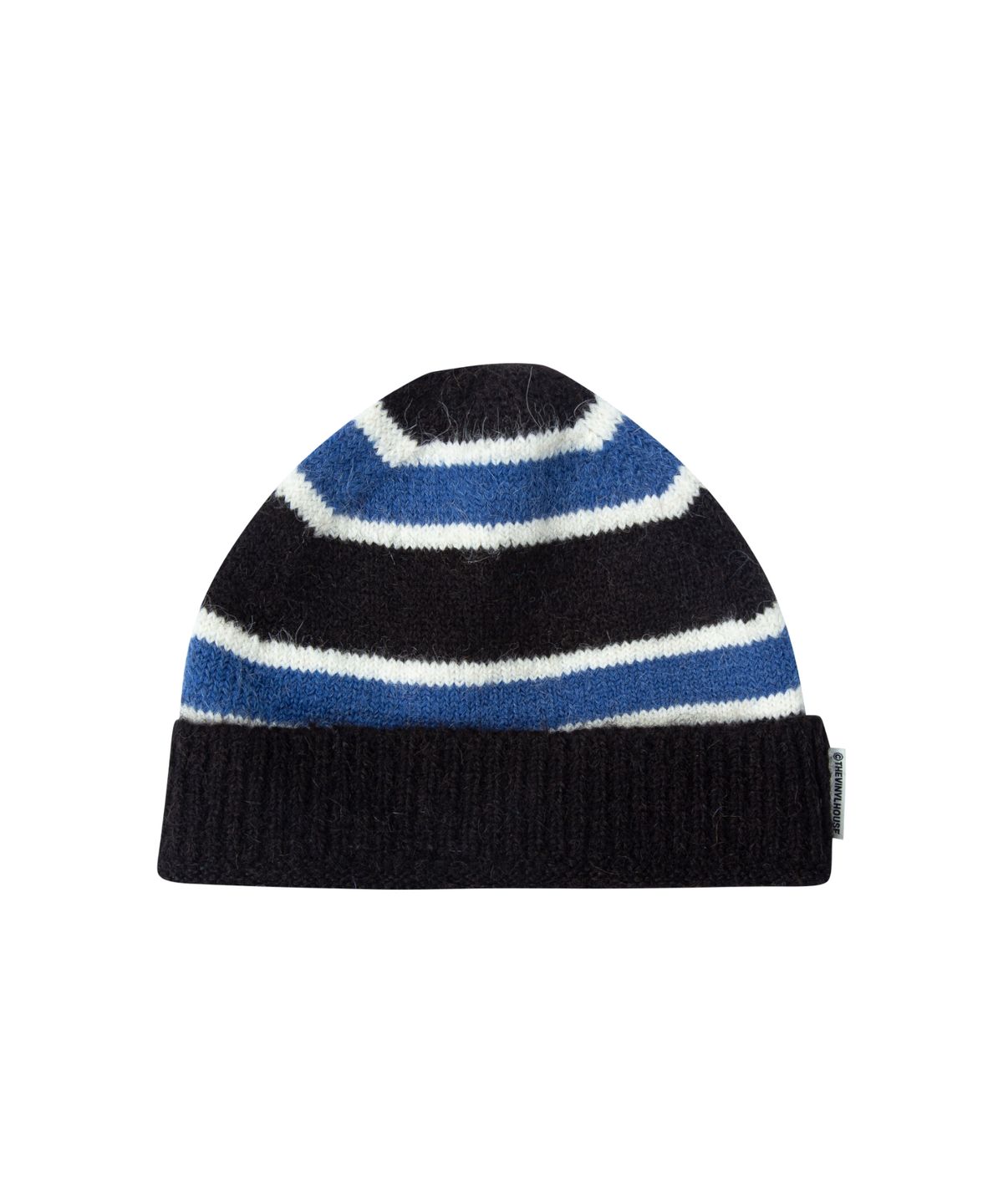 더바이닐하우스(THEVINYLHOUSE) MOHAIR STRIPED BEANIE BLUE (VH2DFUAB23A)