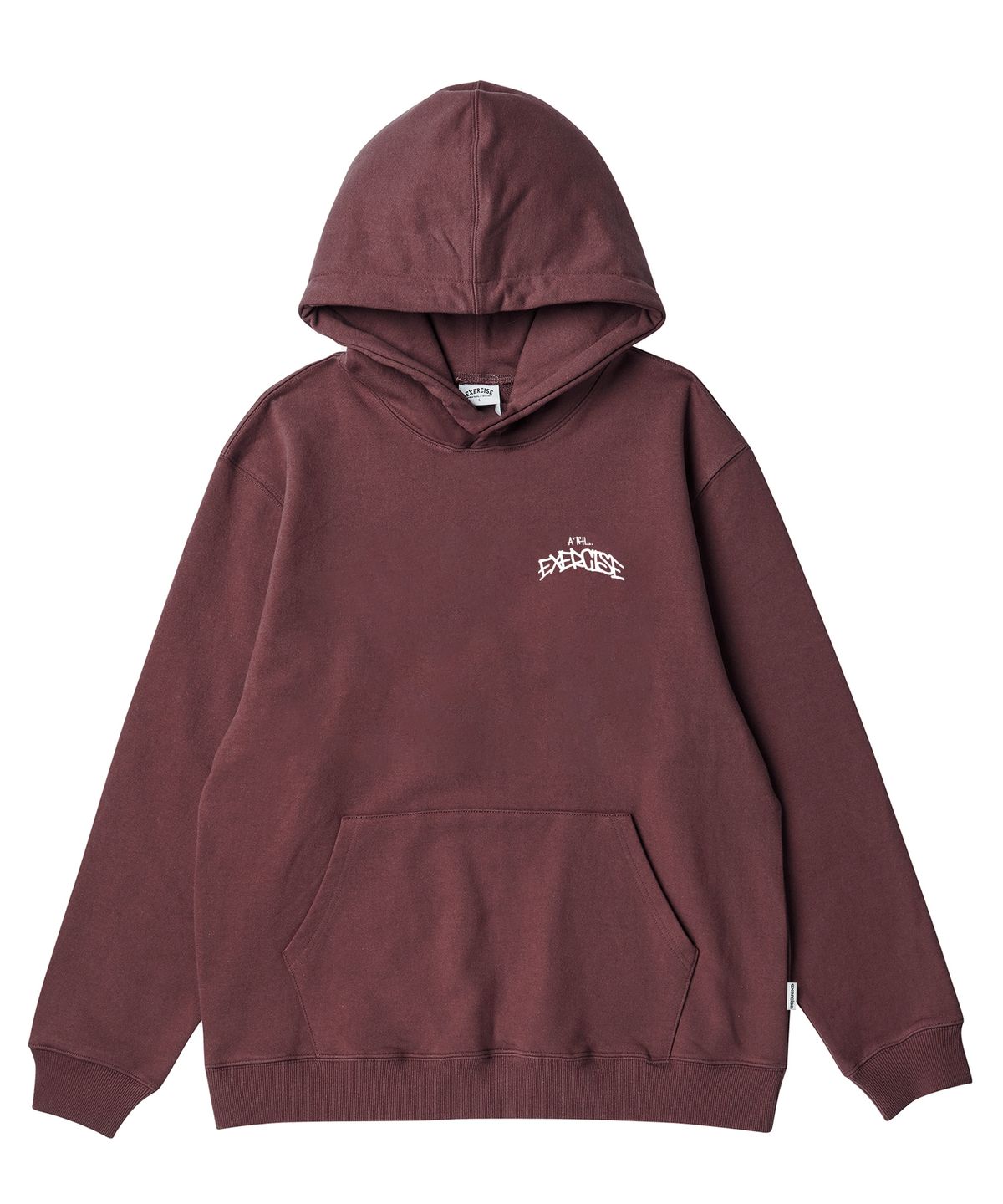 엑서사이즈(EXERCISE) ATHLETIC CLOUD HOODIE_BURGUNDY