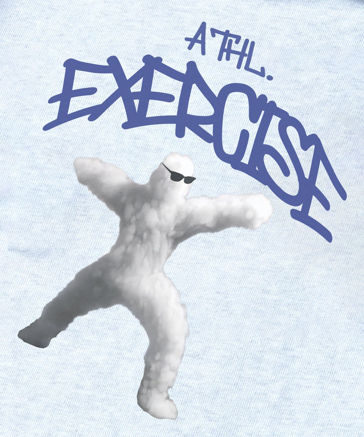 엑서사이즈(EXERCISE) ATHLETIC CLOUD HOODIE_HEATHER GRAY