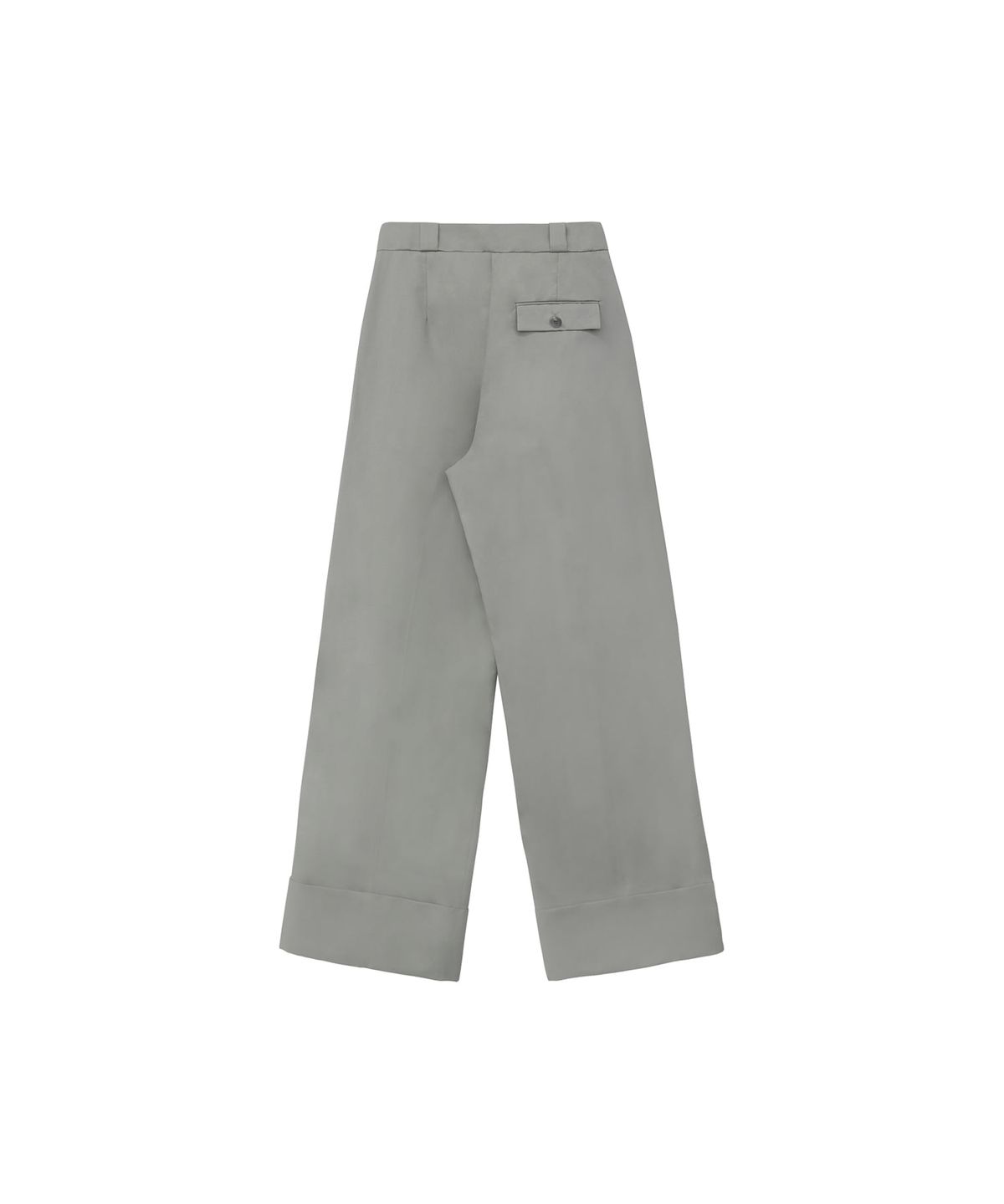 트리밍버드(TREEMINGBIRD) Roll-up Inverted Pleats Pants [ Light Gray ]