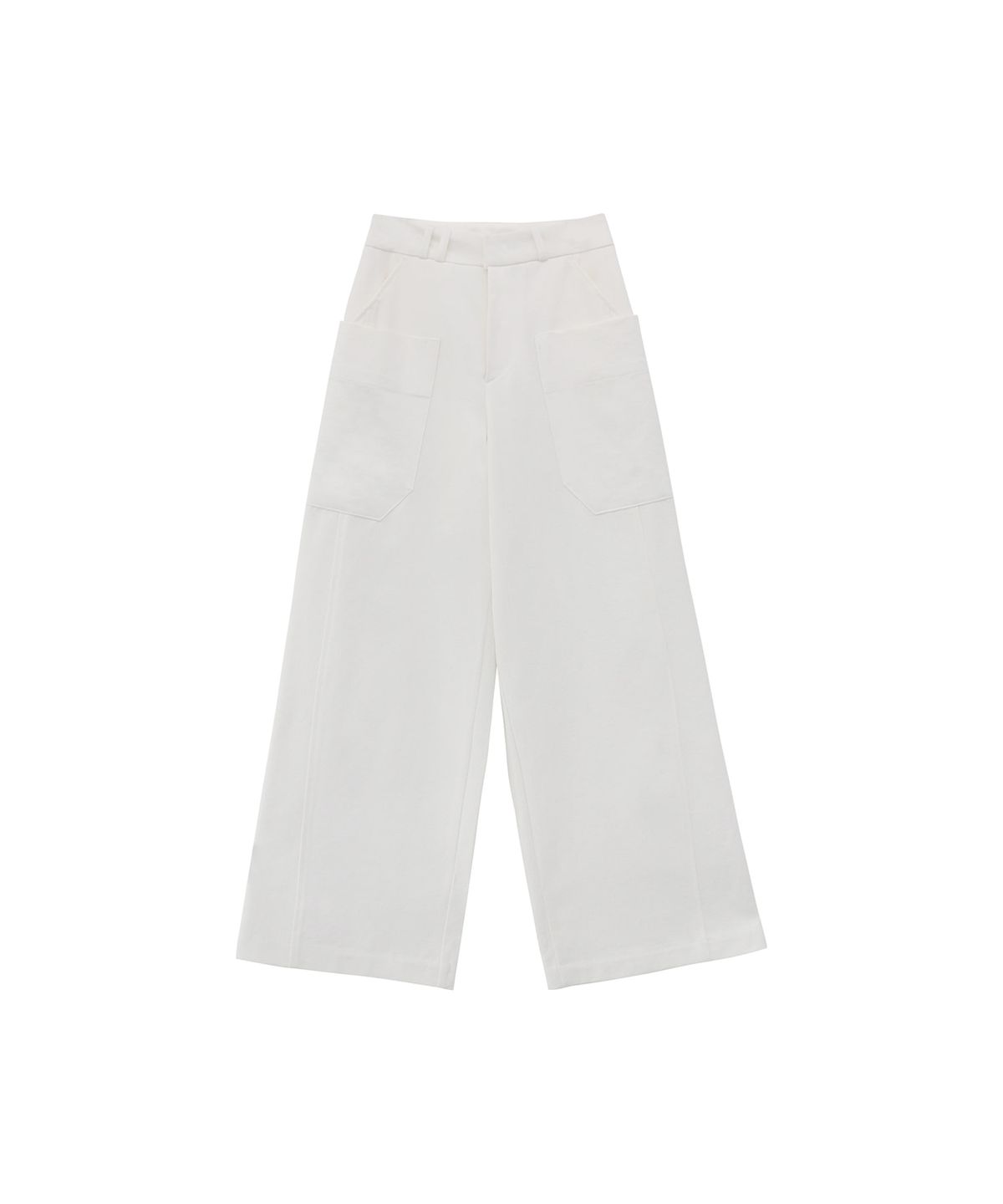 트리밍버드(TREEMINGBIRD) Big Pocket Cotton Pants [ Ivory ]