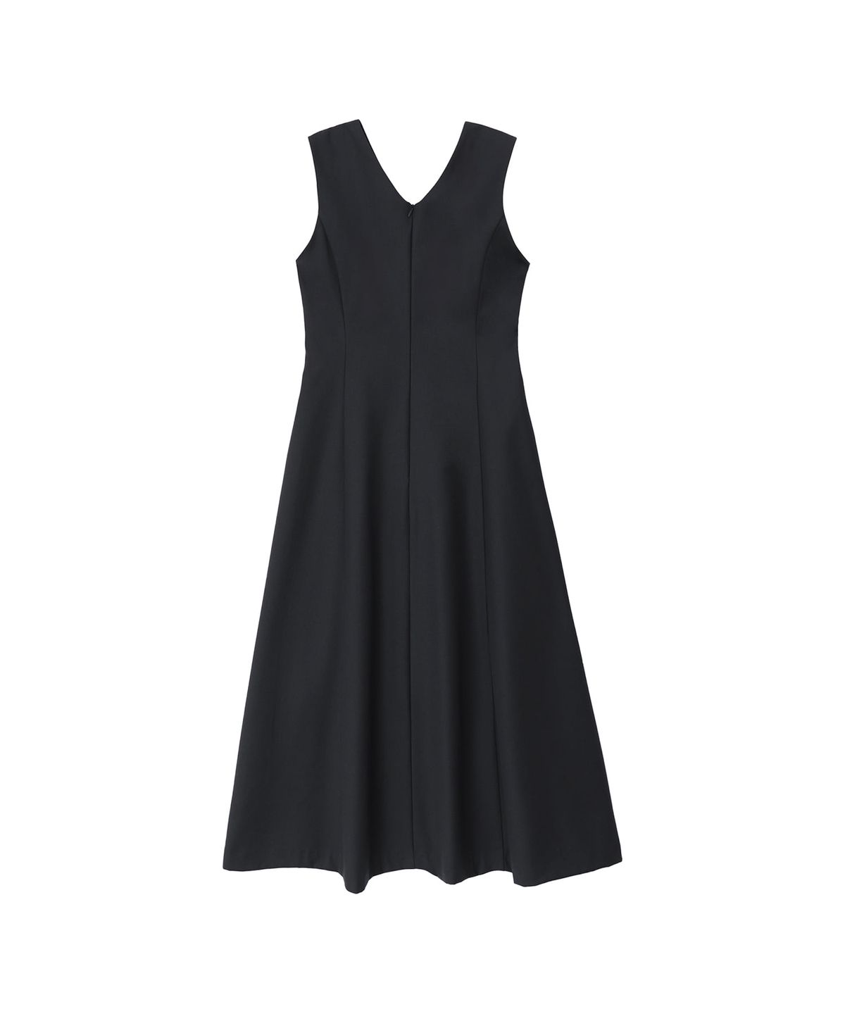 트리밍버드(TREEMINGBIRD) V-neck Flare Long One-piece [ Blue Gray ]
