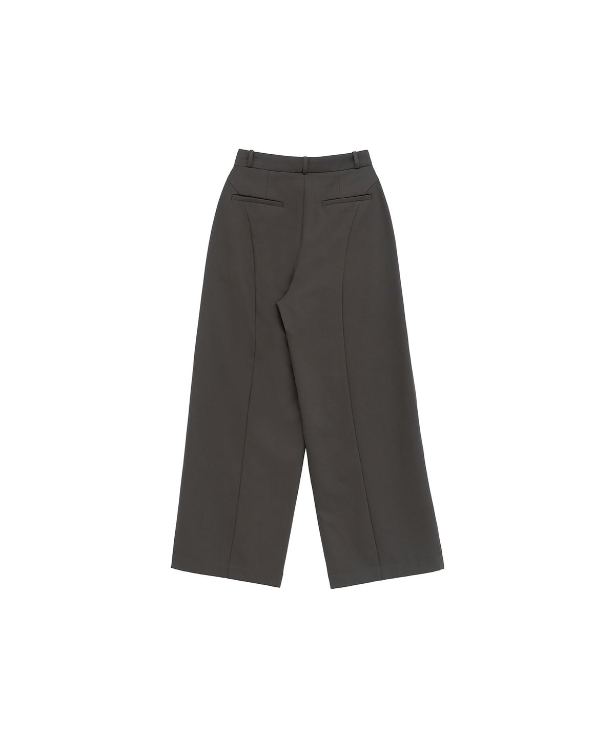 트리밍버드(TREEMINGBIRD) Bustier Set-up Trouser [ Khaki Gray ]
