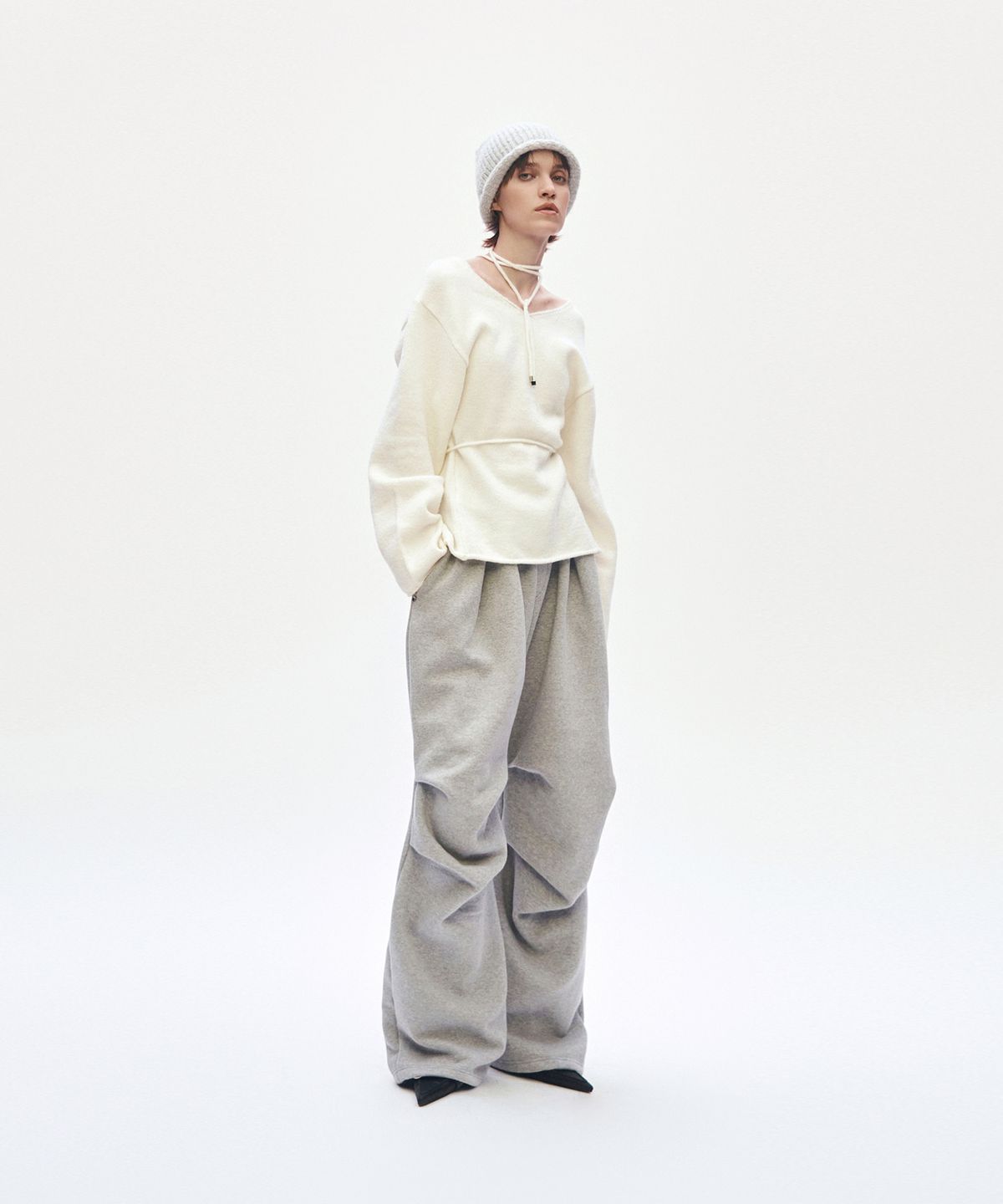 트리밍버드(TREEMINGBIRD) 2-way Strap Knit [ Ivory ]