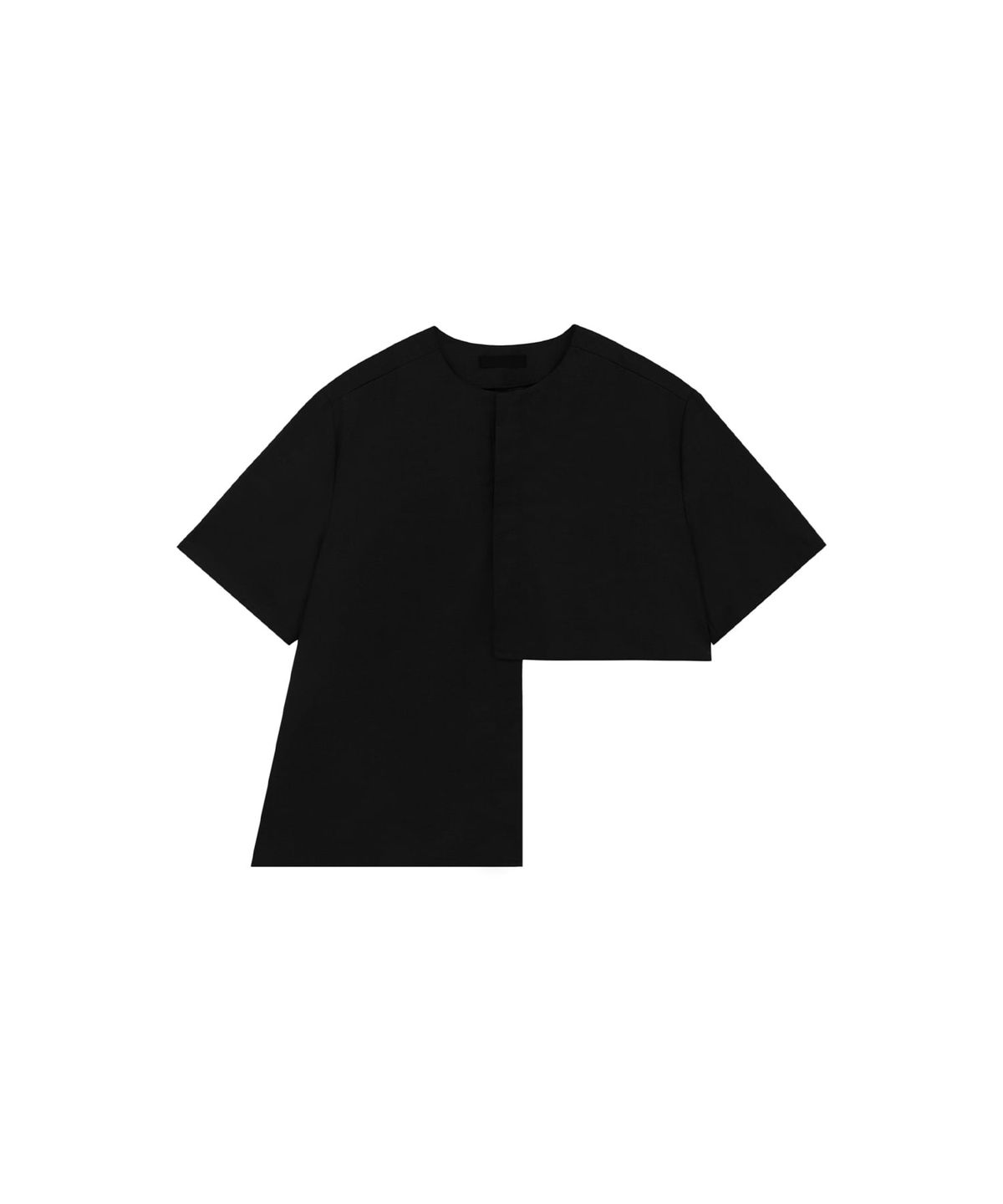 트리밍버드(TREEMINGBIRD) 3-way Layered Shirt One-piece [ Black ]