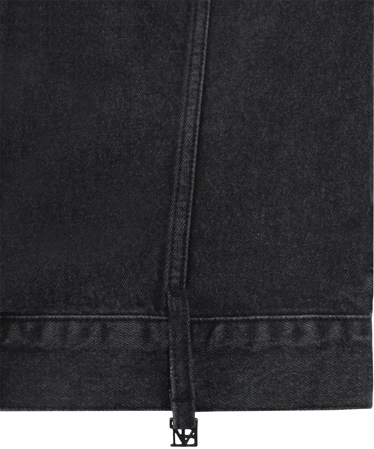 트리밍버드(TREEMINGBIRD) Incision Denim Set-up Jacket [ Black ]