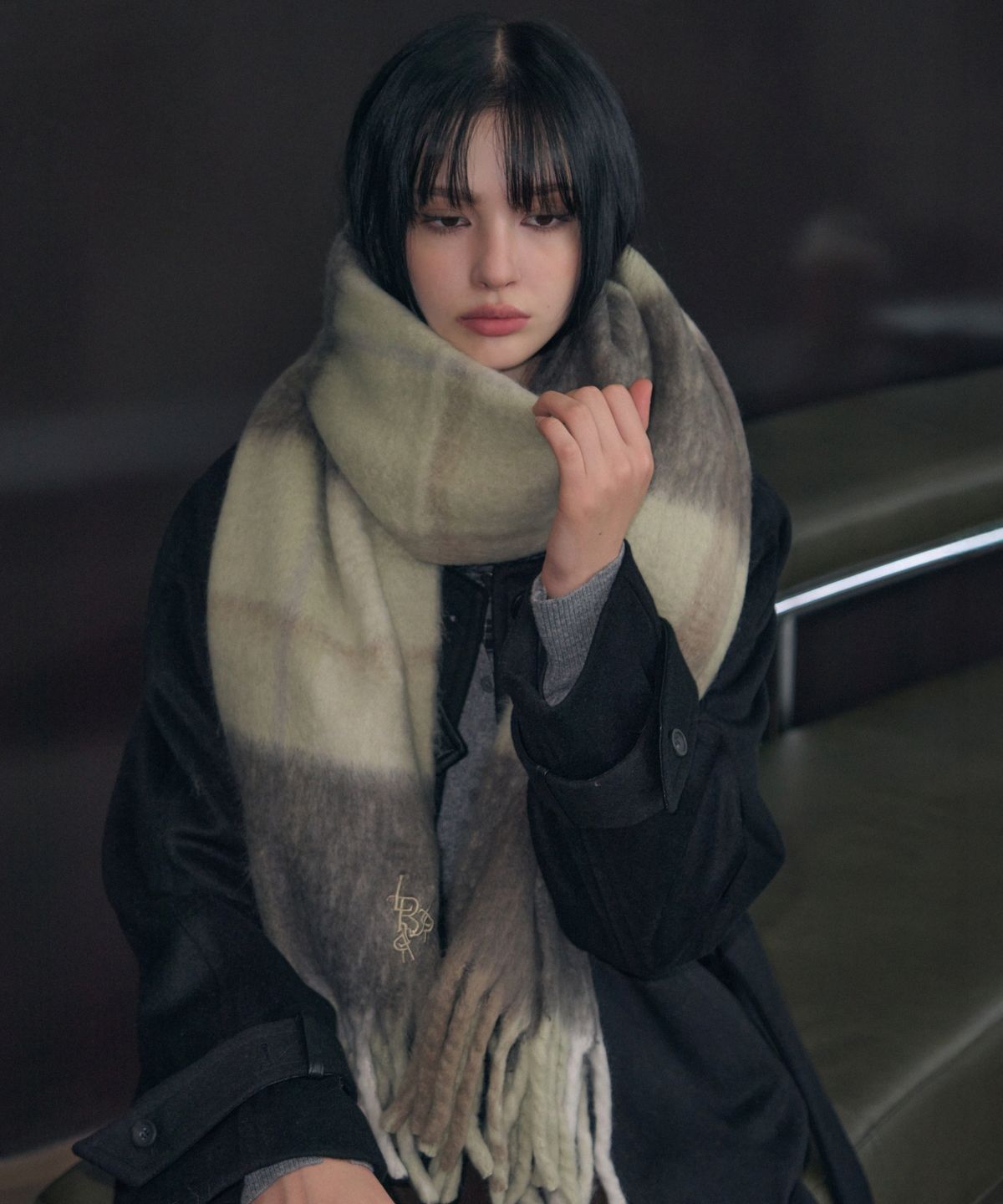 레더리(LEATHERY) 브러쉬드 롱 머플러 [10COLOR]