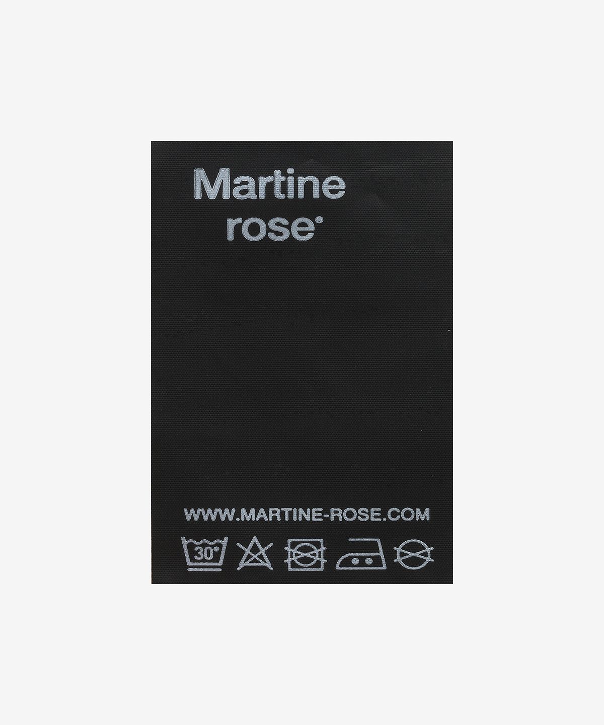 마틴 로즈(MARTINE ROSE) 로고 클래식 맨투맨 - 블랙 / CMR601BLACK