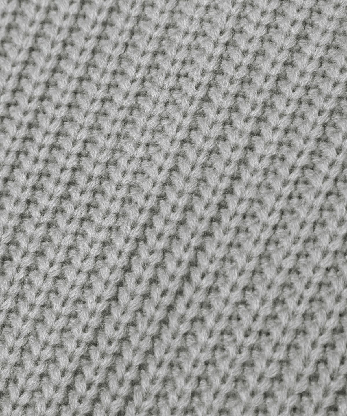 트릴리온(TRILLION) 워셔블 라운드넥 하찌 집업 니트 (LIGHT GRAY)