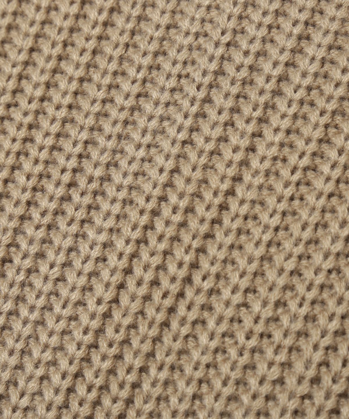 트릴리온(TRILLION) 워셔블 라운드넥 하찌 집업 니트 (BEIGE)