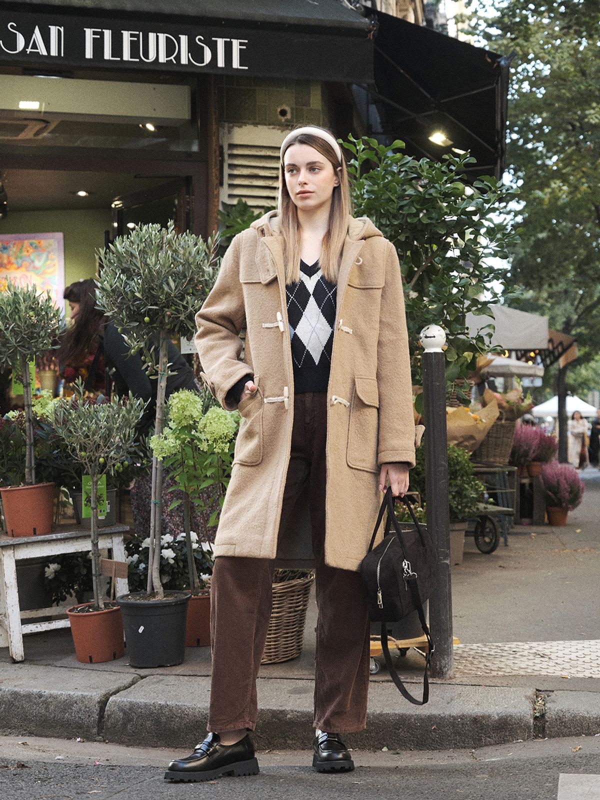 아노에틱(ANOETIC) TWO-WAY SUEDE TOTE BAG_BLACK