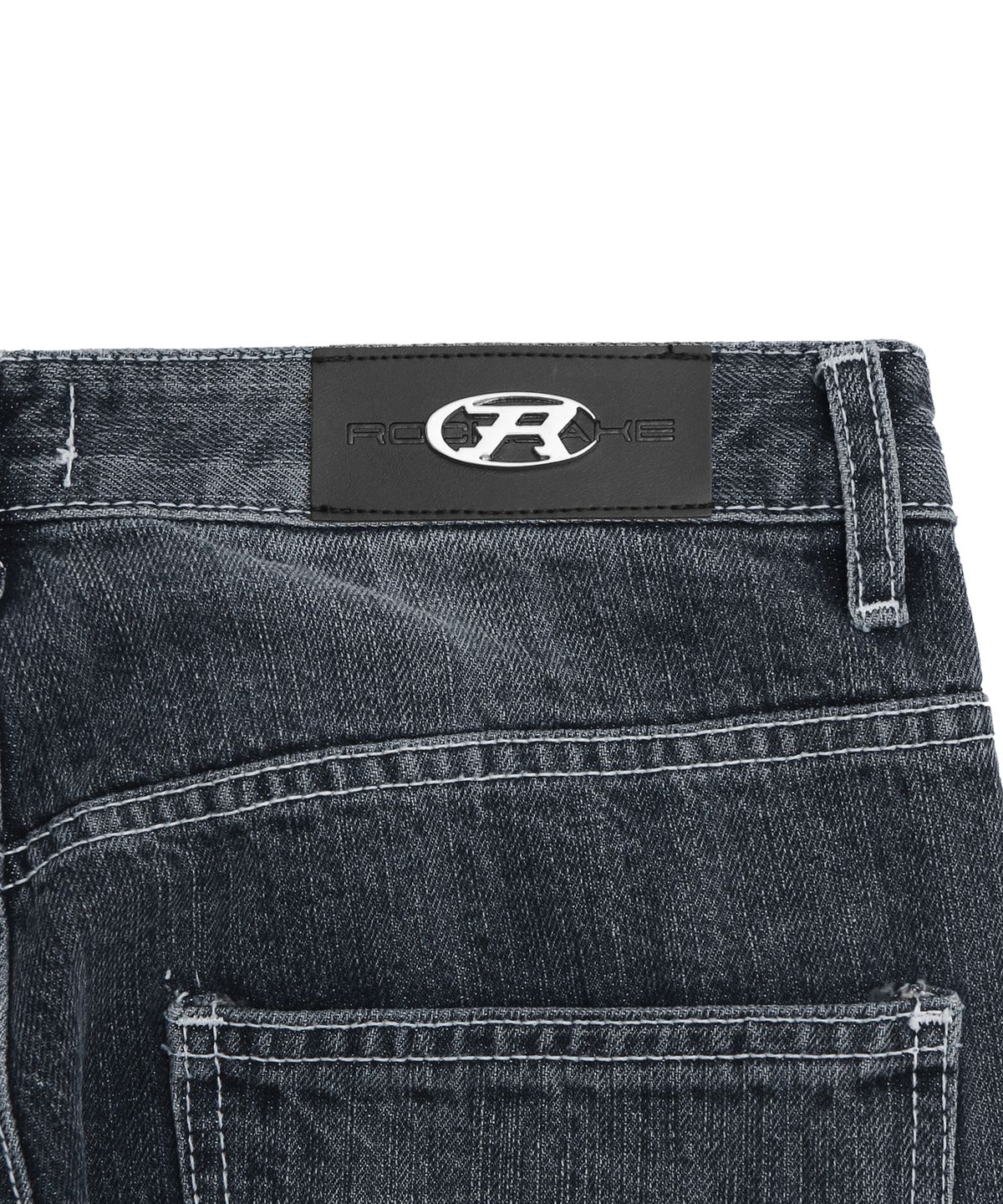 락케이크(ROCKCAKE) Marcia Low Rise Bootcut Jeans - Smoky Gray