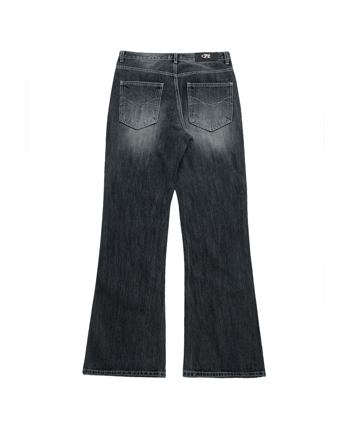 락케이크(ROCKCAKE) Marcia Low Rise Bootcut Jeans - Smoky Gray