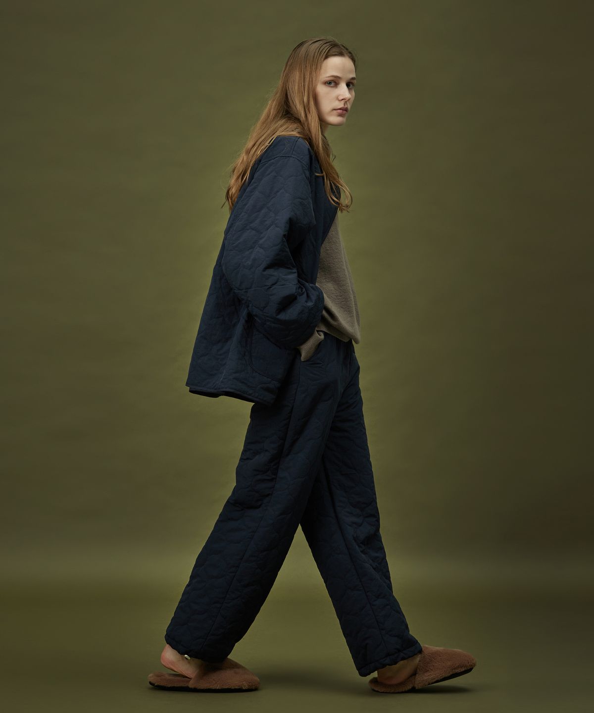 아템포(ATEMPO) QUILTING PADDING PANT_navy (women)