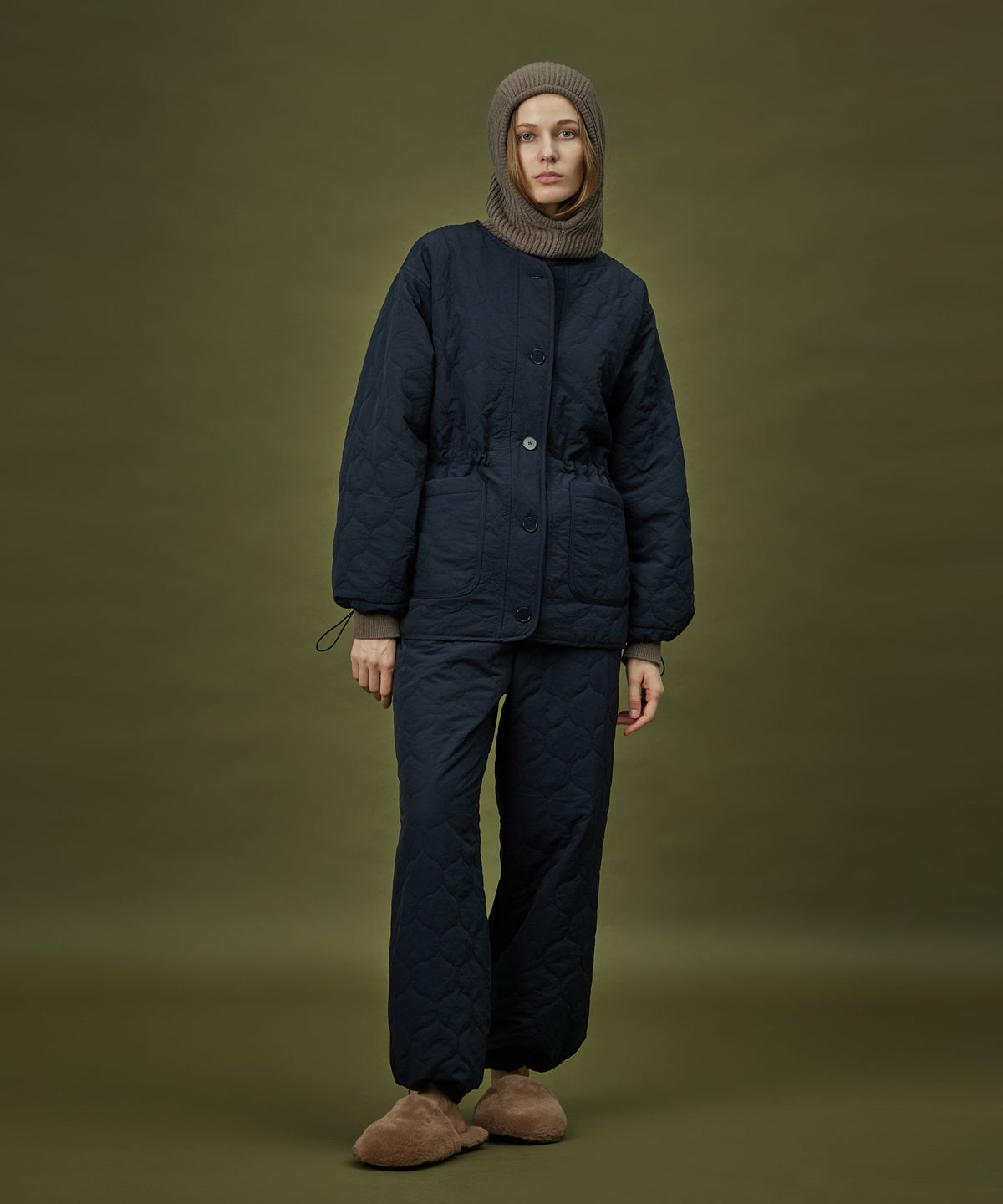 아템포(ATEMPO) QUILTING PADDING PANT_navy (women)