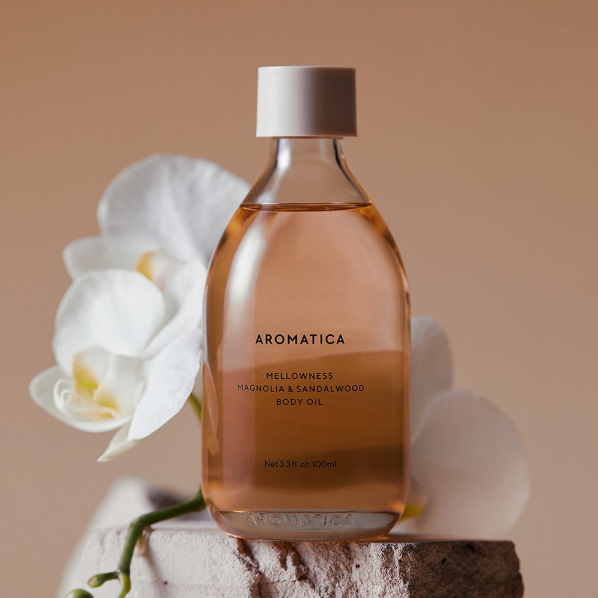 아로마티카(AROMATICA) 멜로우니스 바디오일 매그놀리아 & 샌달우드 100ML