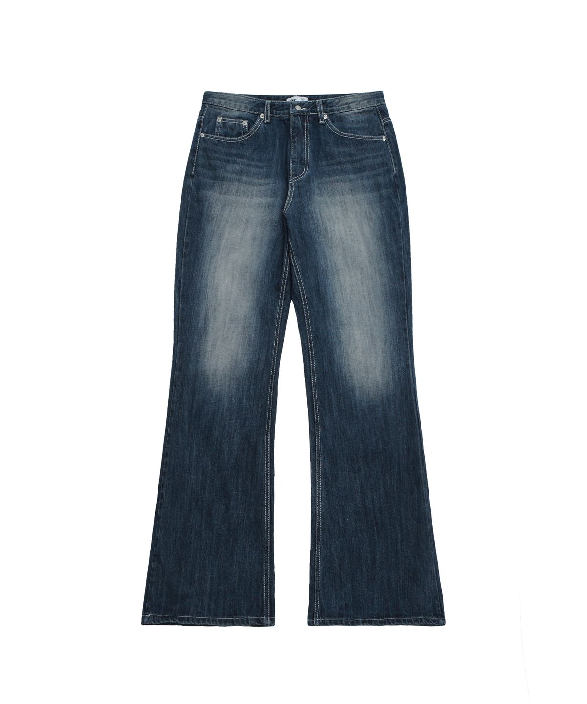 락케이크(ROCKCAKE) Marcia Low Rise Bootcut Jeans - Royal Blue