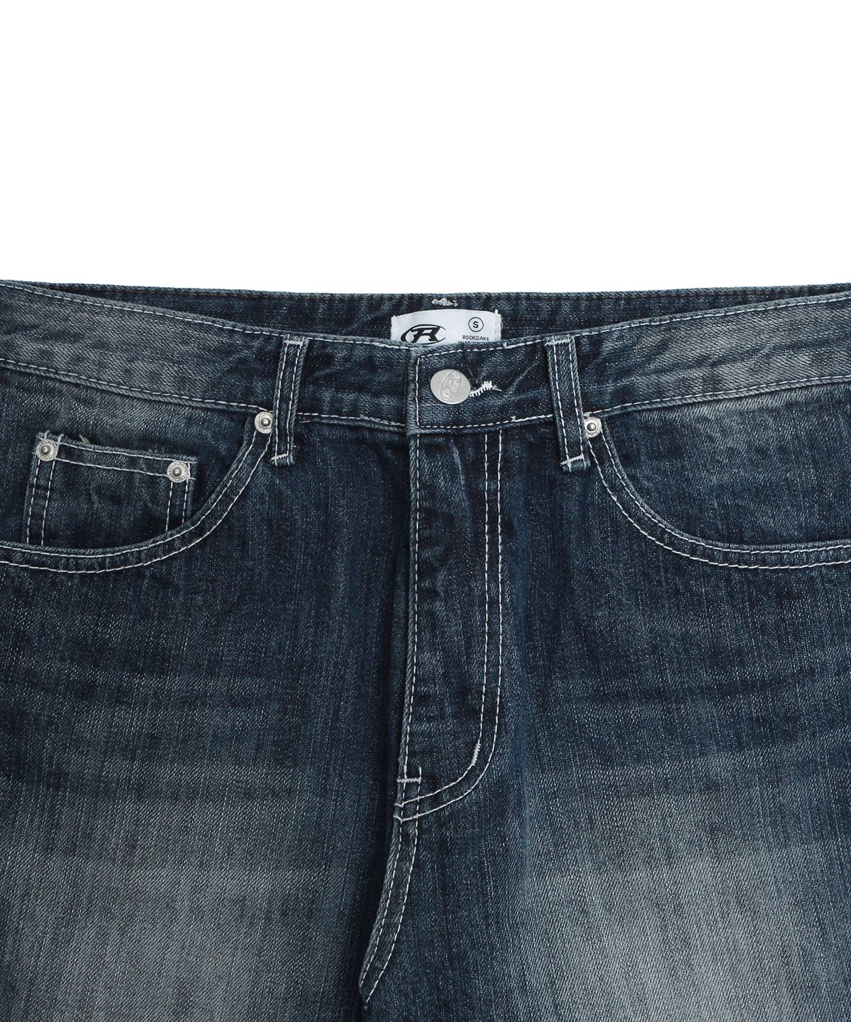락케이크(ROCKCAKE) Marcia Low Rise Bootcut Jeans - Royal Blue