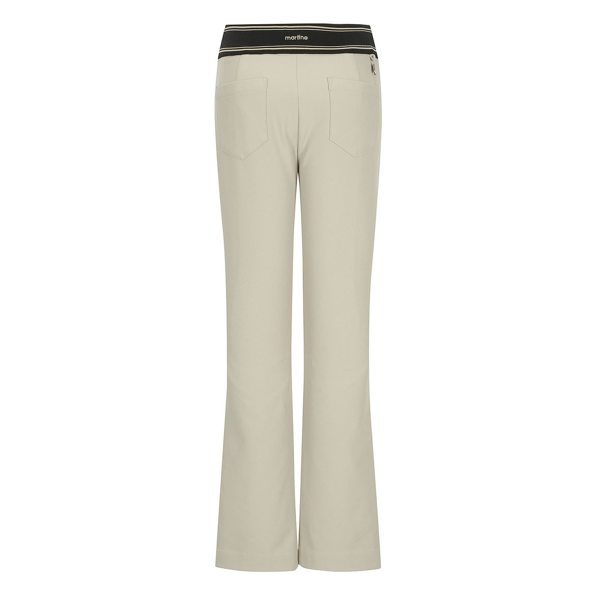 마틴골프(MARTINE GOLF) Logo Banding Bootcut Pants_Beige