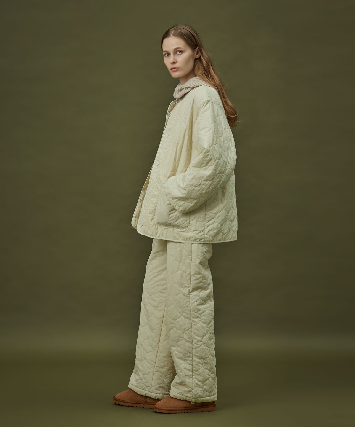 아템포(ATEMPO) QUILTING PADDING JACKET_ivory (women)