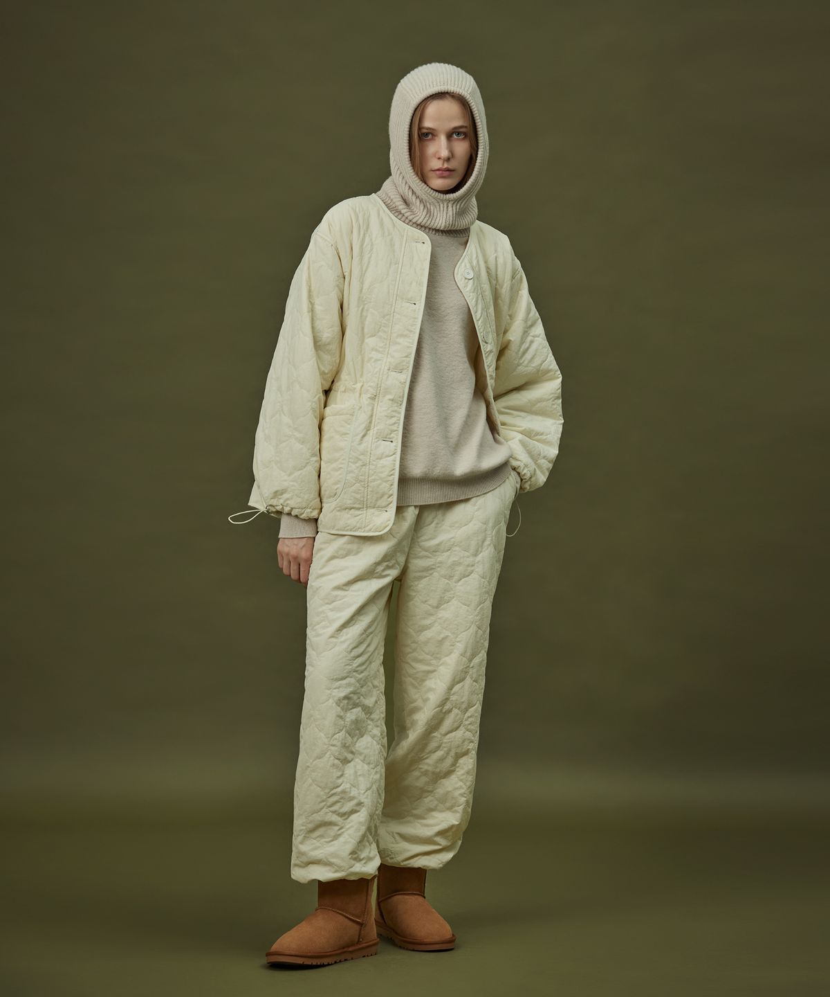 아템포(ATEMPO) QUILTING PADDING JACKET_ivory (women)