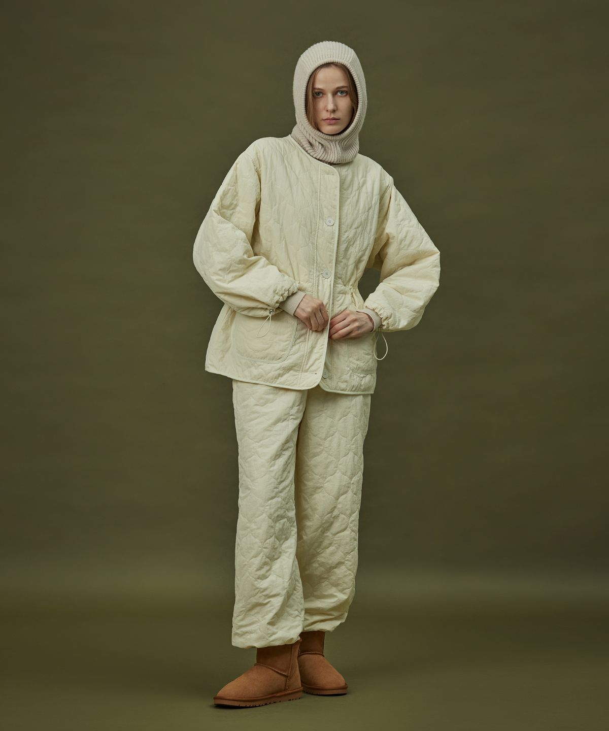 아템포(ATEMPO) QUILTING PADDING JACKET_ivory (women)