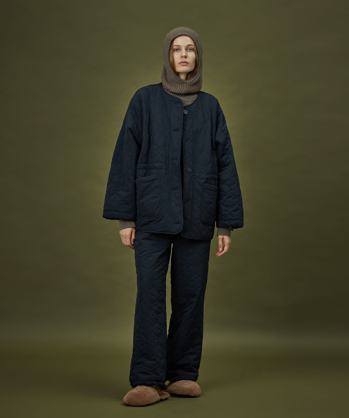 아템포(ATEMPO) QUILTING PADDING JACKET_navy (women)