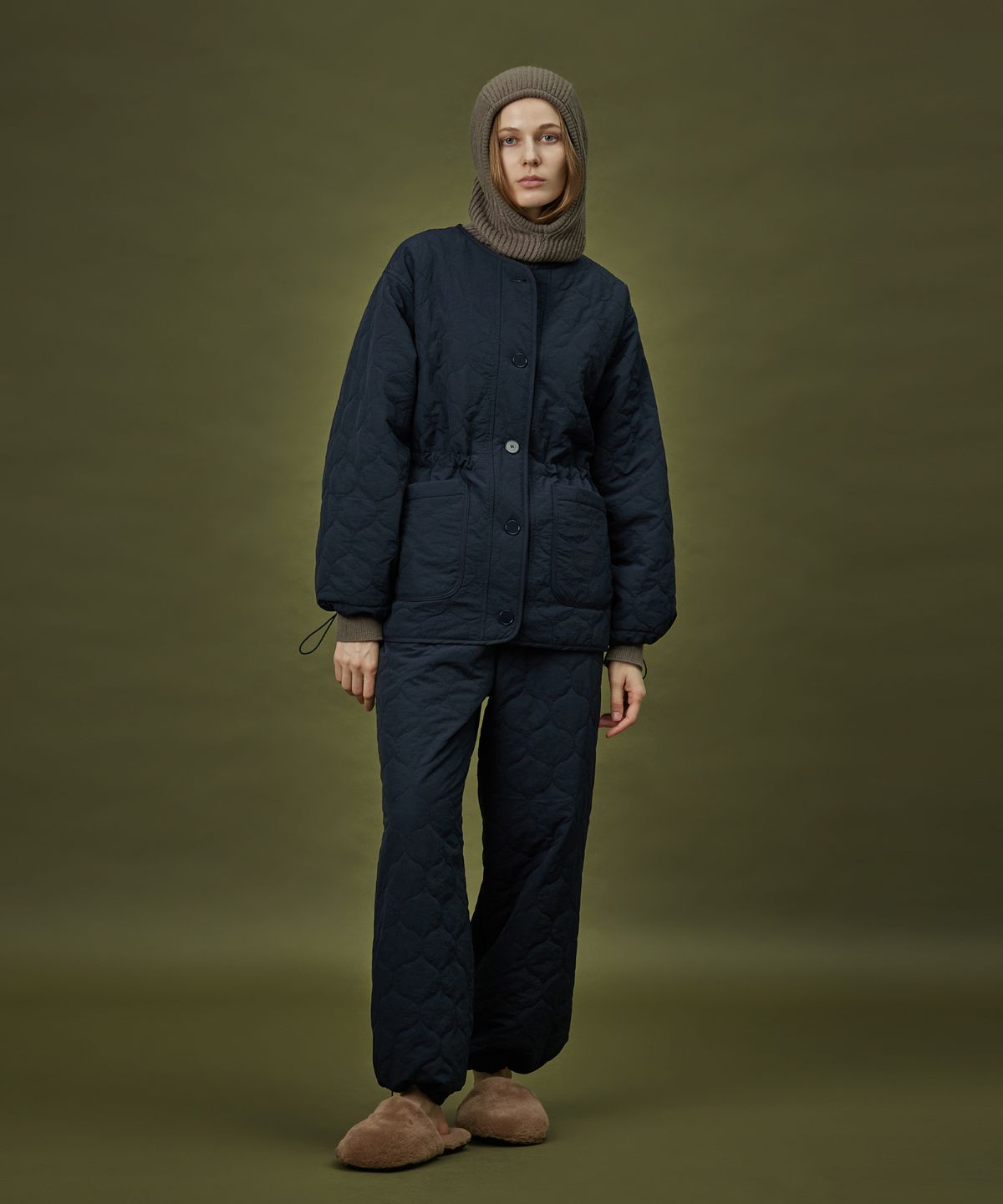 아템포(ATEMPO) QUILTING PADDING JACKET_navy (women)