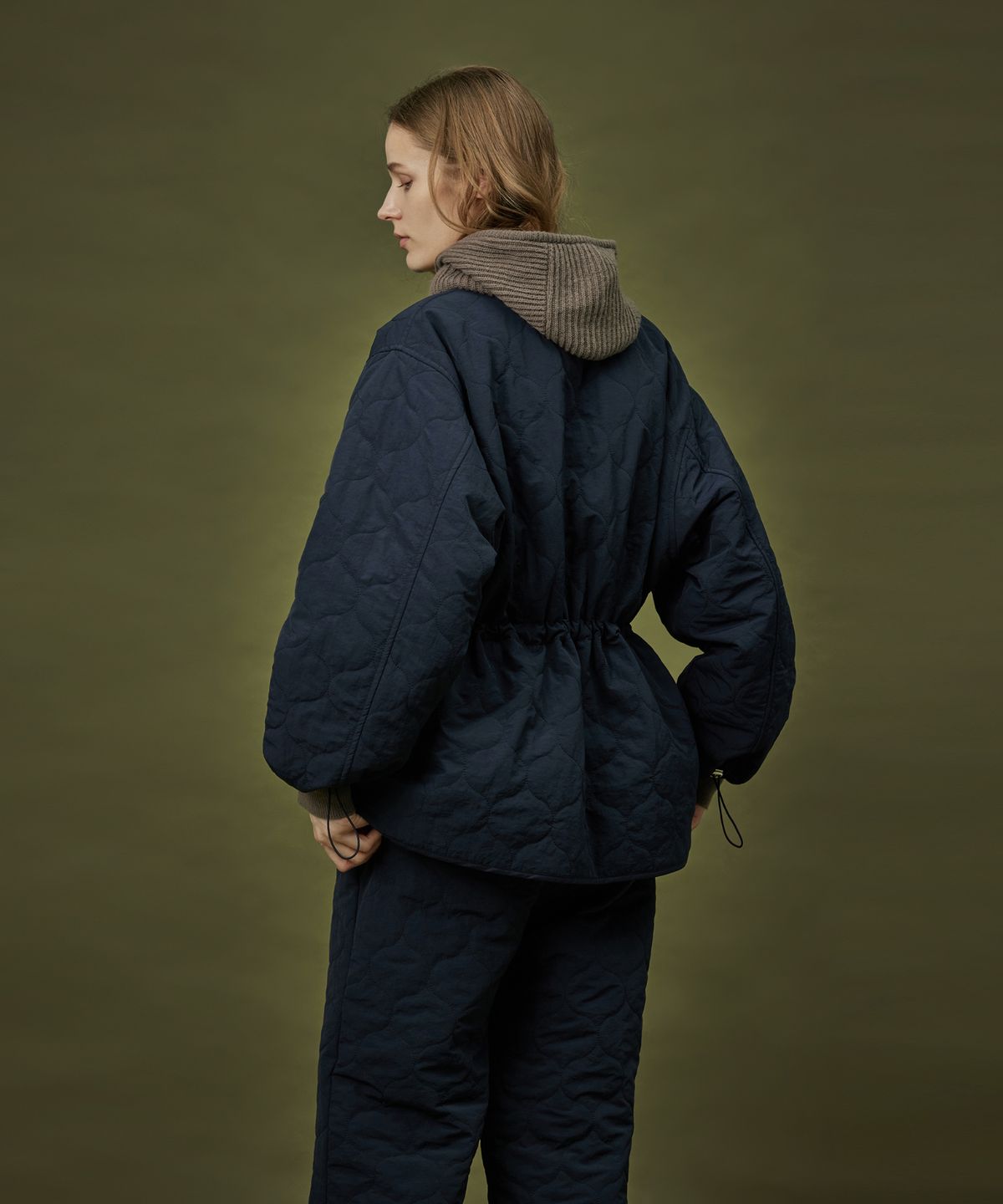 아템포(ATEMPO) QUILTING PADDING JACKET_navy (women)