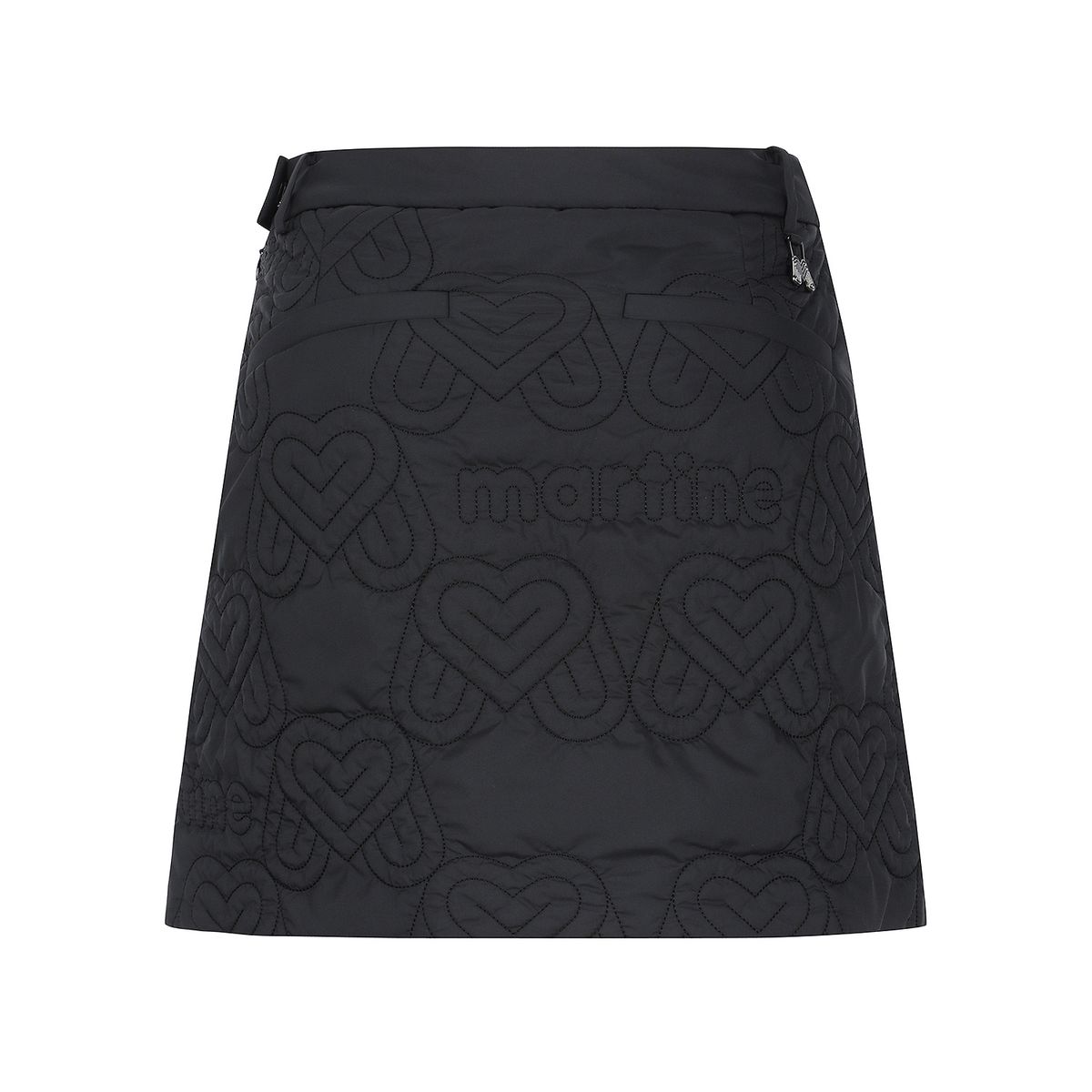 마틴골프(MARTINE GOLF) Logo Quilting Culotte_Black
