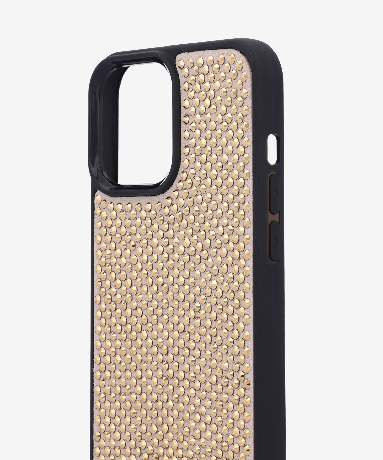 【PRADA】Triangle Logo Rhinestone iPhone 13 Pro Case Prada Rhinestone Phone Case for iPhone 12 13 14 15 Pro Max