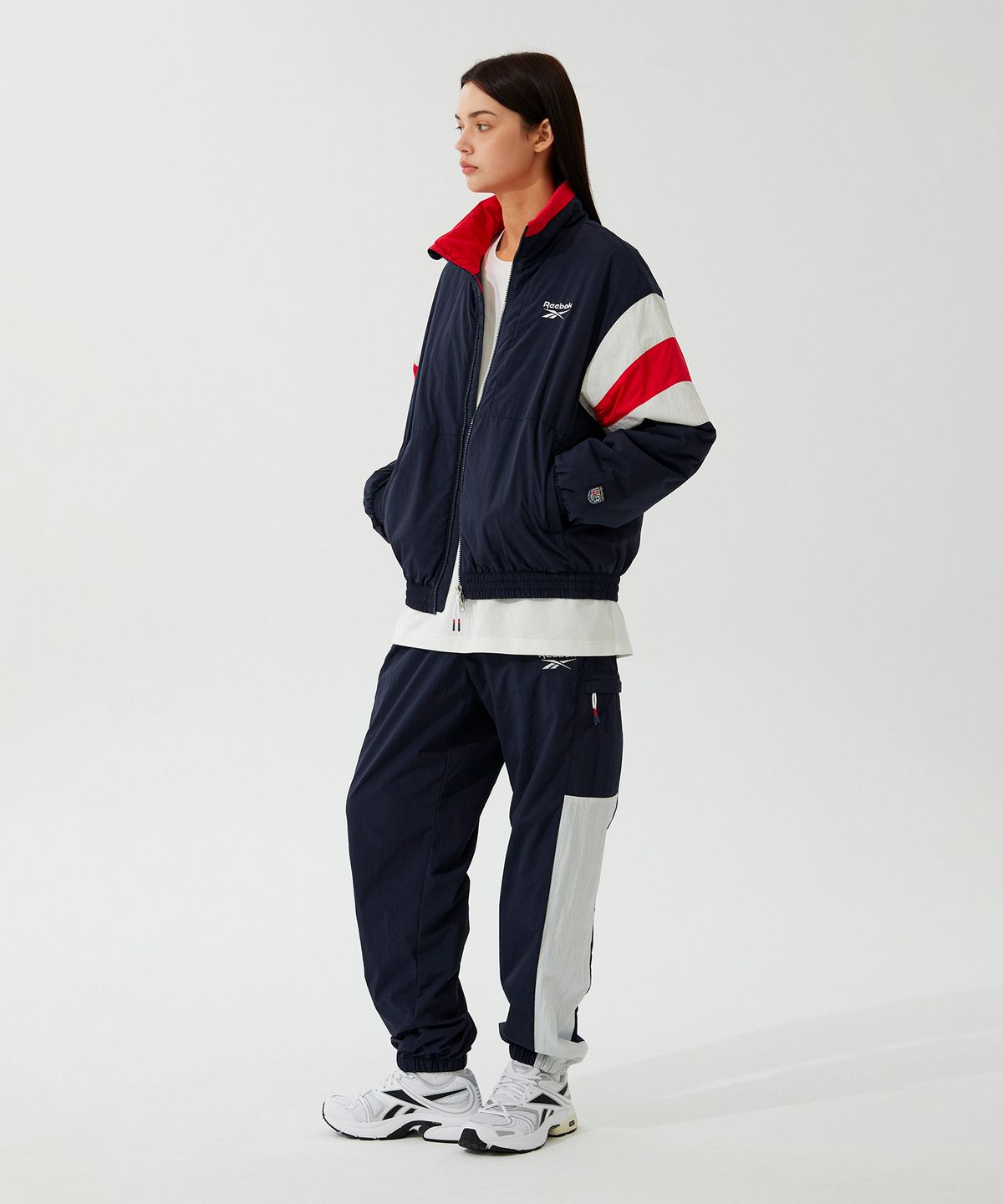 리복(REEBOK) 레거시 카고 조거 팬츠 - 네이비