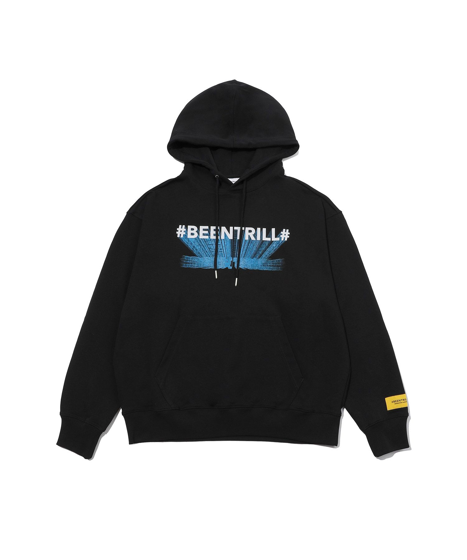 [BEENTRILL]★ESSENTIAL OVER FIT HOODIE MUSINSA | BEENTRILL After image overfit hoodie (black)